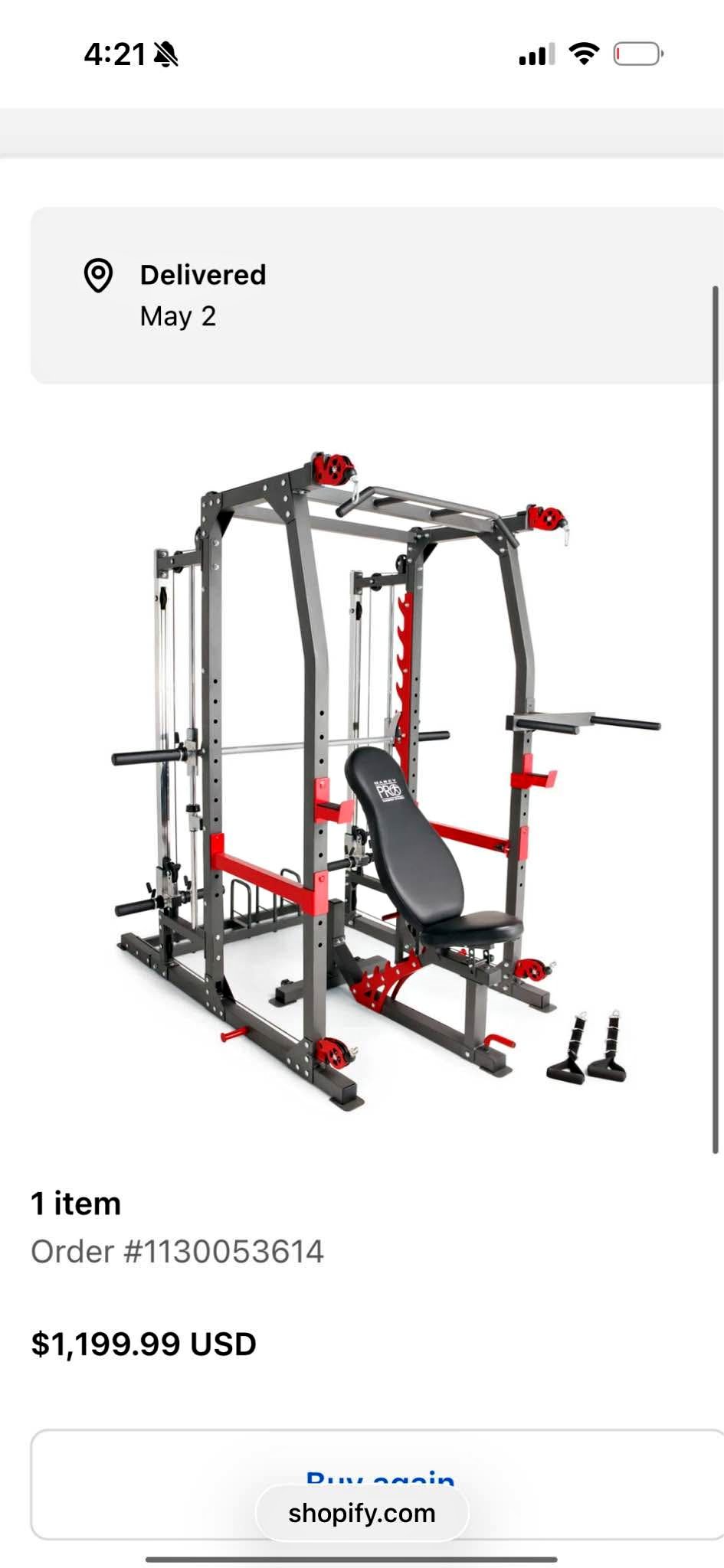 Marcy Pro Power Rack + Adjustable Bench - Solid Home Gym Setup - Weight ...