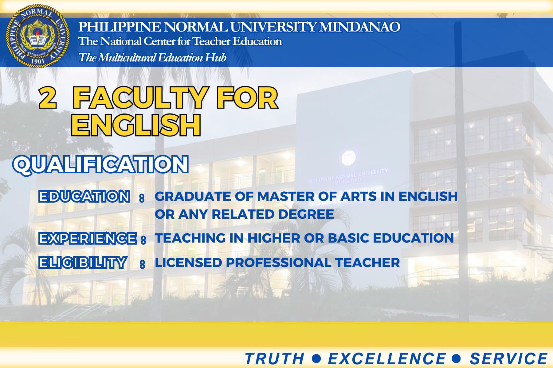 Philippine Normal... - Philippine Normal University Mindanao