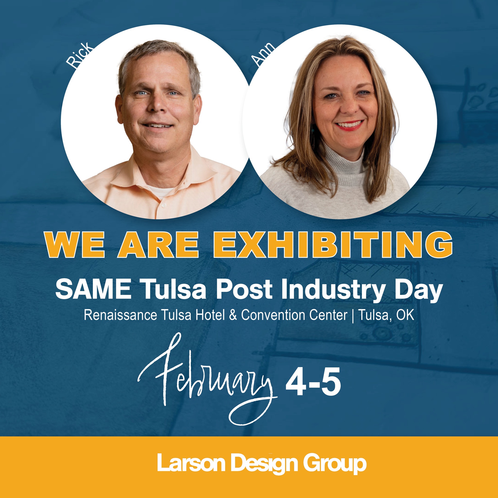 Larson - Excited to share that Rick Siler and Ann Farmer will be ...