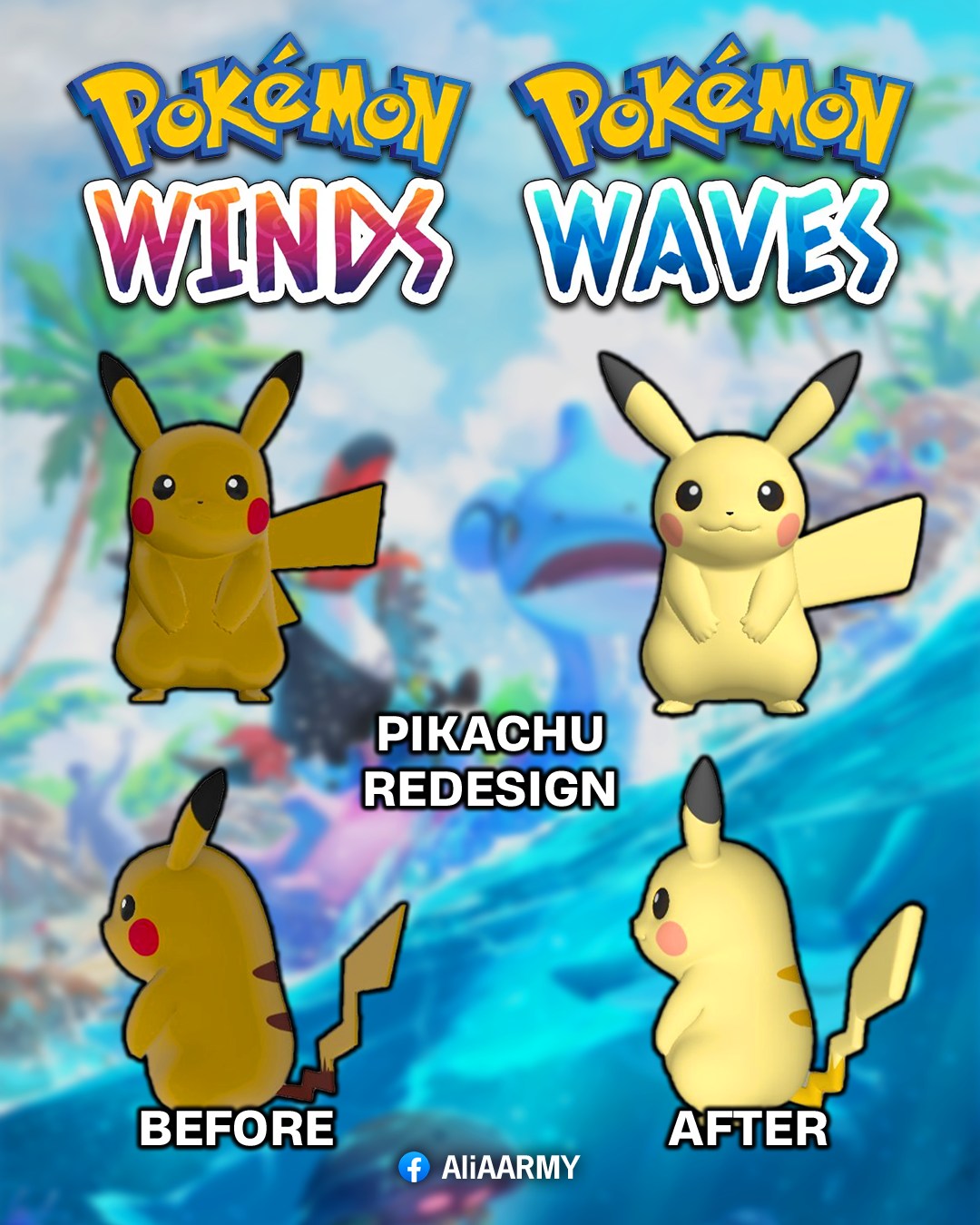Ali-A - What do you think of Pikahus Wind/Wave redesign!? 🤯⚡ | Facebook