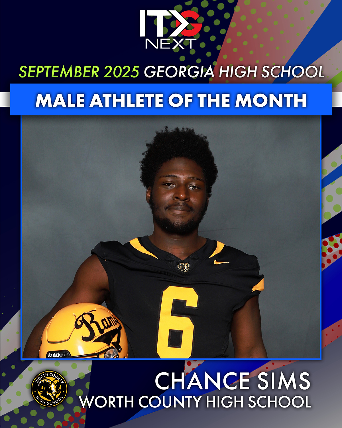 ITG - Worth County’s Chance Sims has been named ITG Next’s September ...