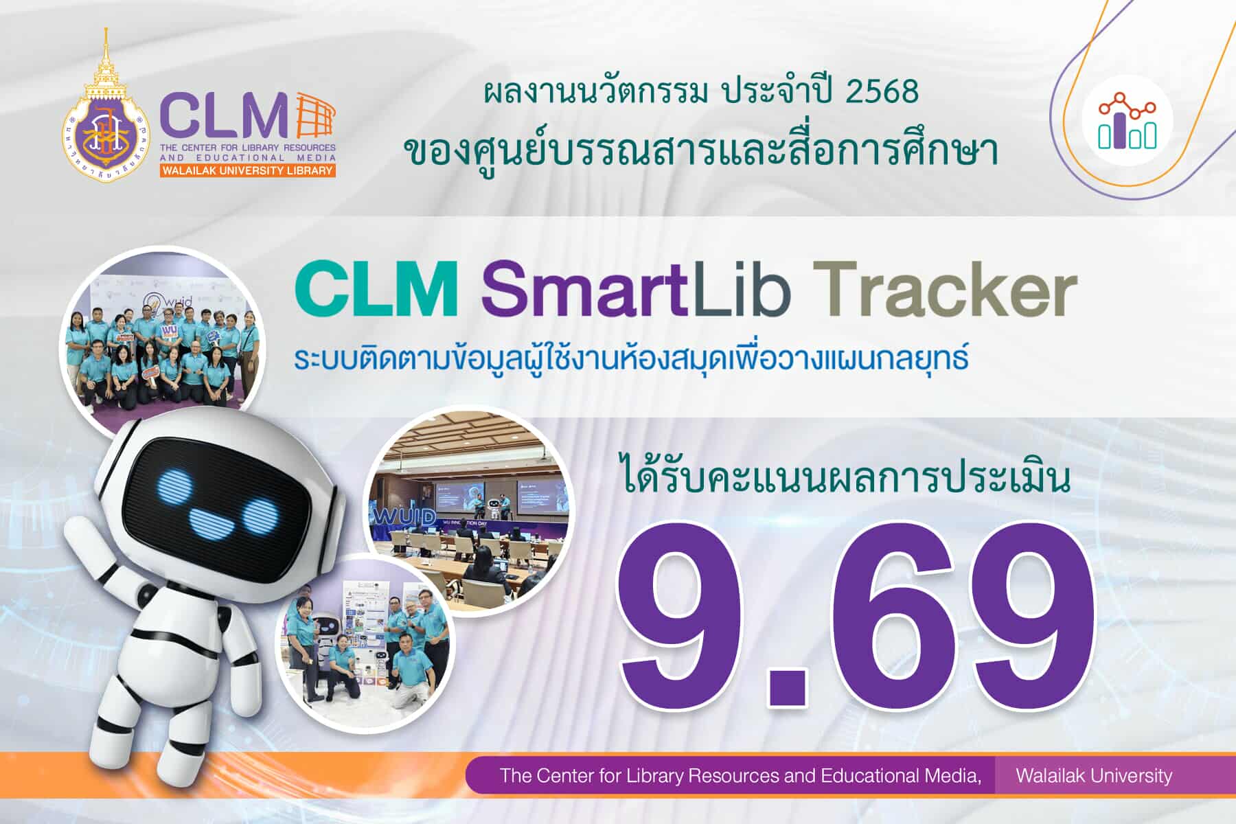 Walailak - ผลงานนวัตกรรม ประจำปี 2568 ของศูนย์บรรณสารและสื่อการศึกษา ...