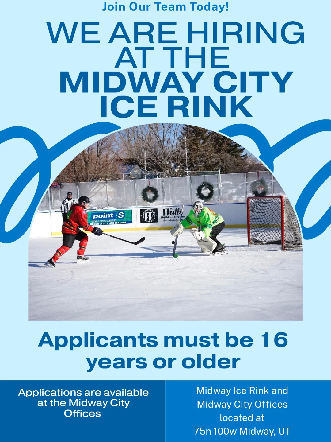 Come Join the Best team!... - Midway Ice Skating Rink | Facebook