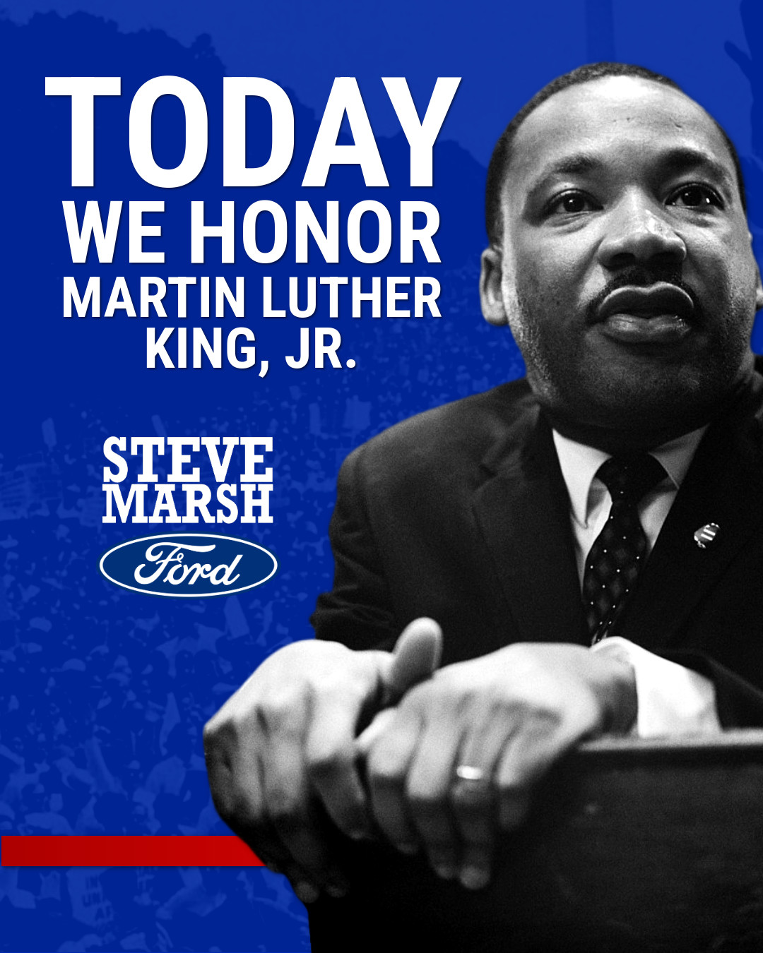 Steve - Today we honor the life, legacy, and leadership of Dr. Martin ...