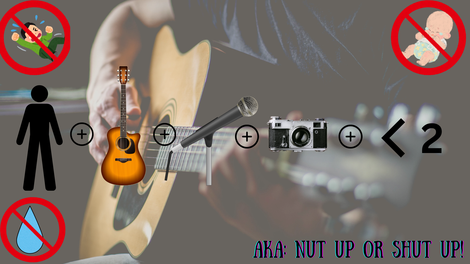 1 Person, 1 Guitar, 1 Microphone, No Effects, 1 take. | Facebook