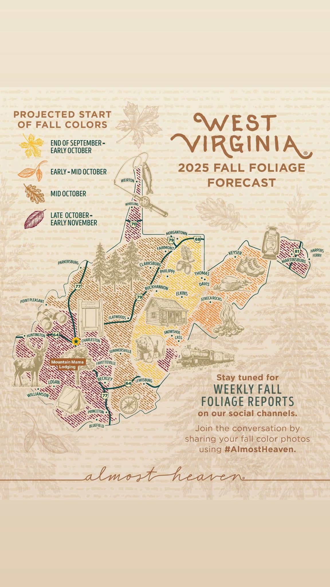 Mountain - The official Fall Foliage Forcast Is finally here for the ...