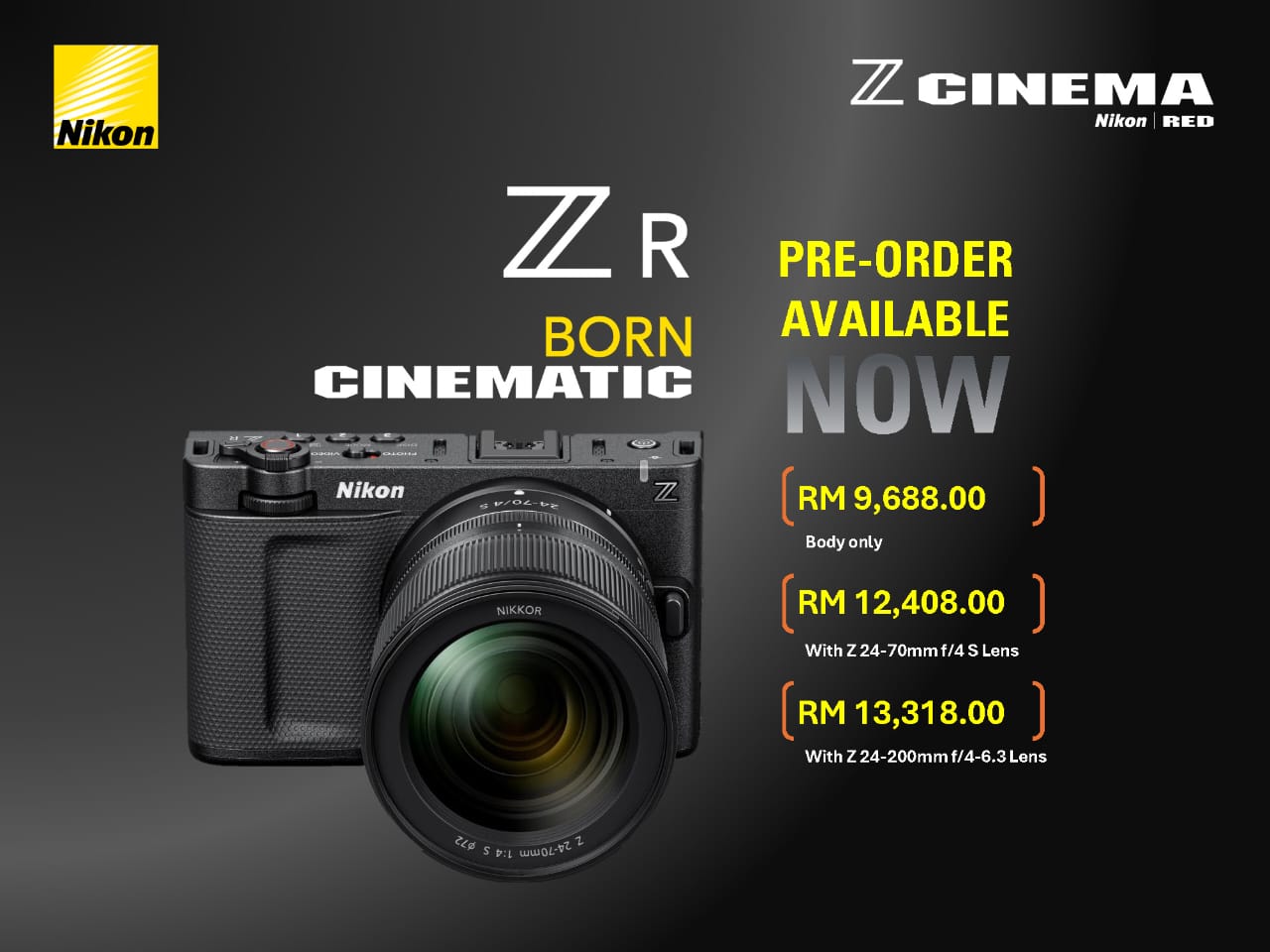 Nikon Z CINEMA ZR Born Cinematic Pre Order Now!!!! 𝐂𝐡𝐞𝐜𝐤