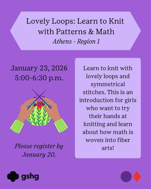 Stitch by stitch, math... - Girl Scouts of Historic Georgia | Facebook