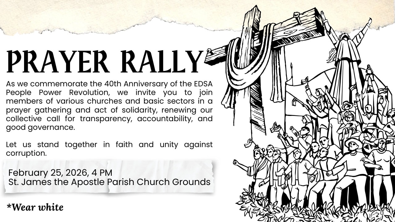 PRAYER RALLY | February... - Saint James the Apostle Parish | Facebook
