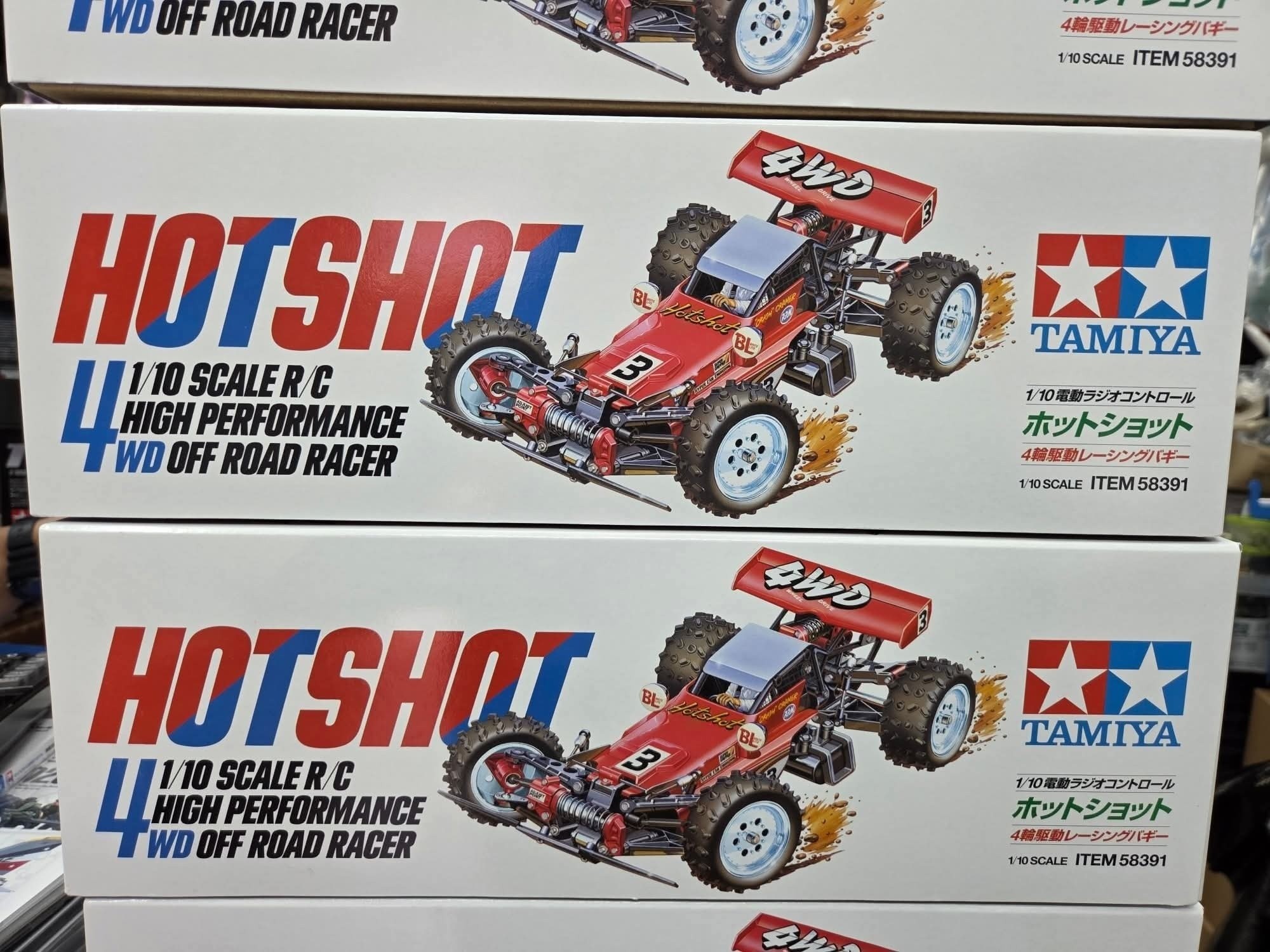 🤩🎊Tamiya 😍1/10RC ホットショット (2007)🚗🚗🚗 58391 Hotshot 🚗1