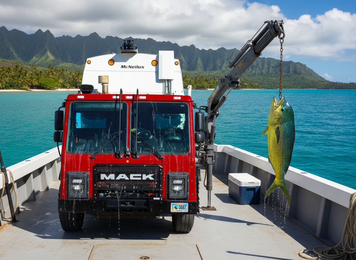 The City - Hawaii turned into a full workout for the Rear Loader🦾🌊 That ...