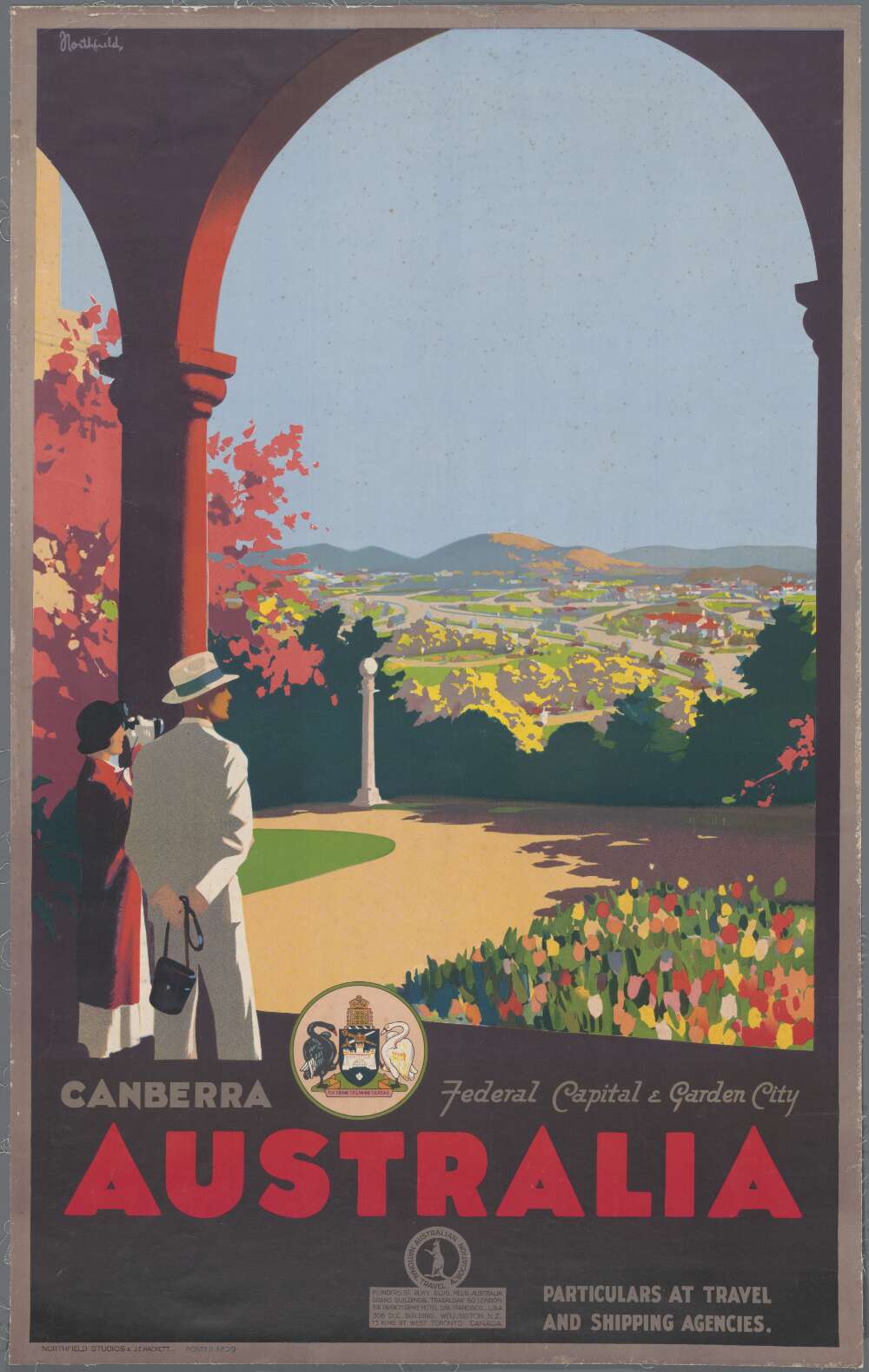 The Canberra - They were like artwork, posters of Australian cities ...