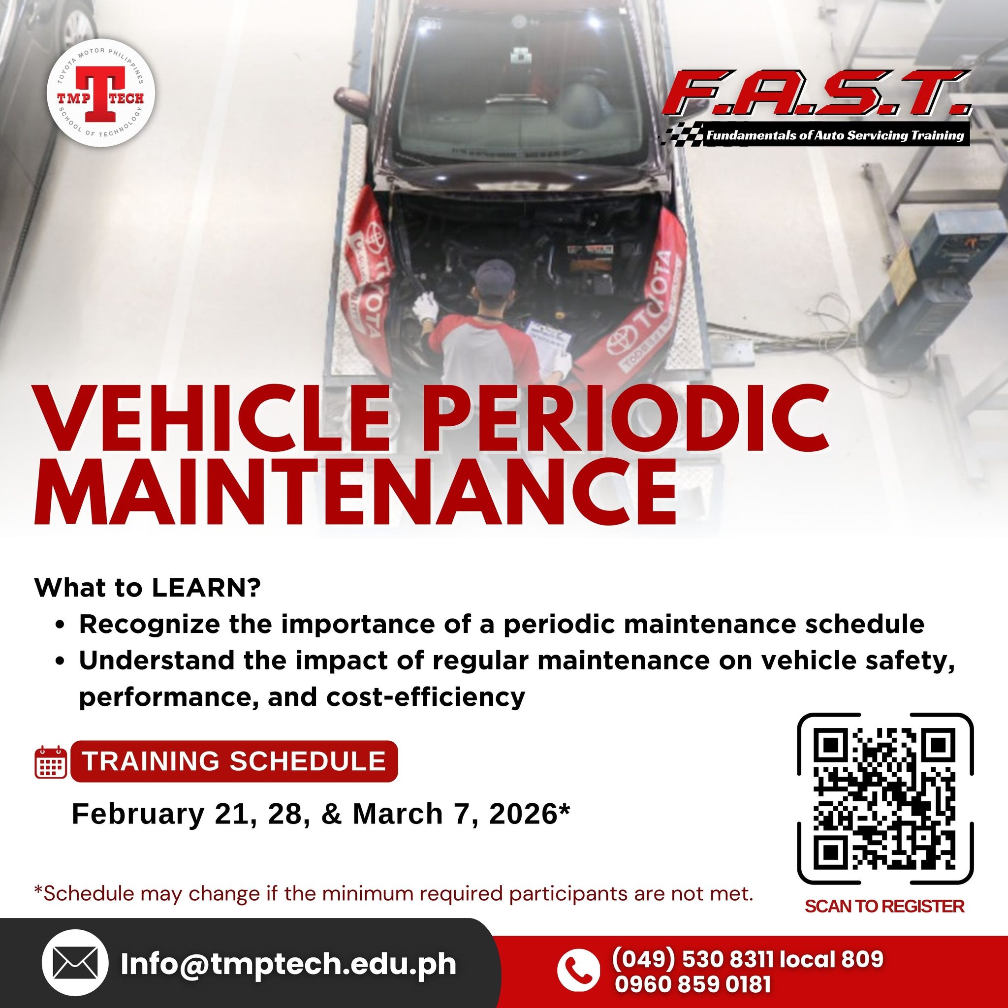 Toyota - 🚗 Learn the essentials of 𝐕𝐞𝐡𝐢𝐜𝐥𝐞 𝐏𝐞𝐫𝐢𝐨𝐝𝐢𝐜 𝐌𝐚𝐢𝐧𝐭𝐞𝐧𝐚𝐧𝐜𝐞 with F ...