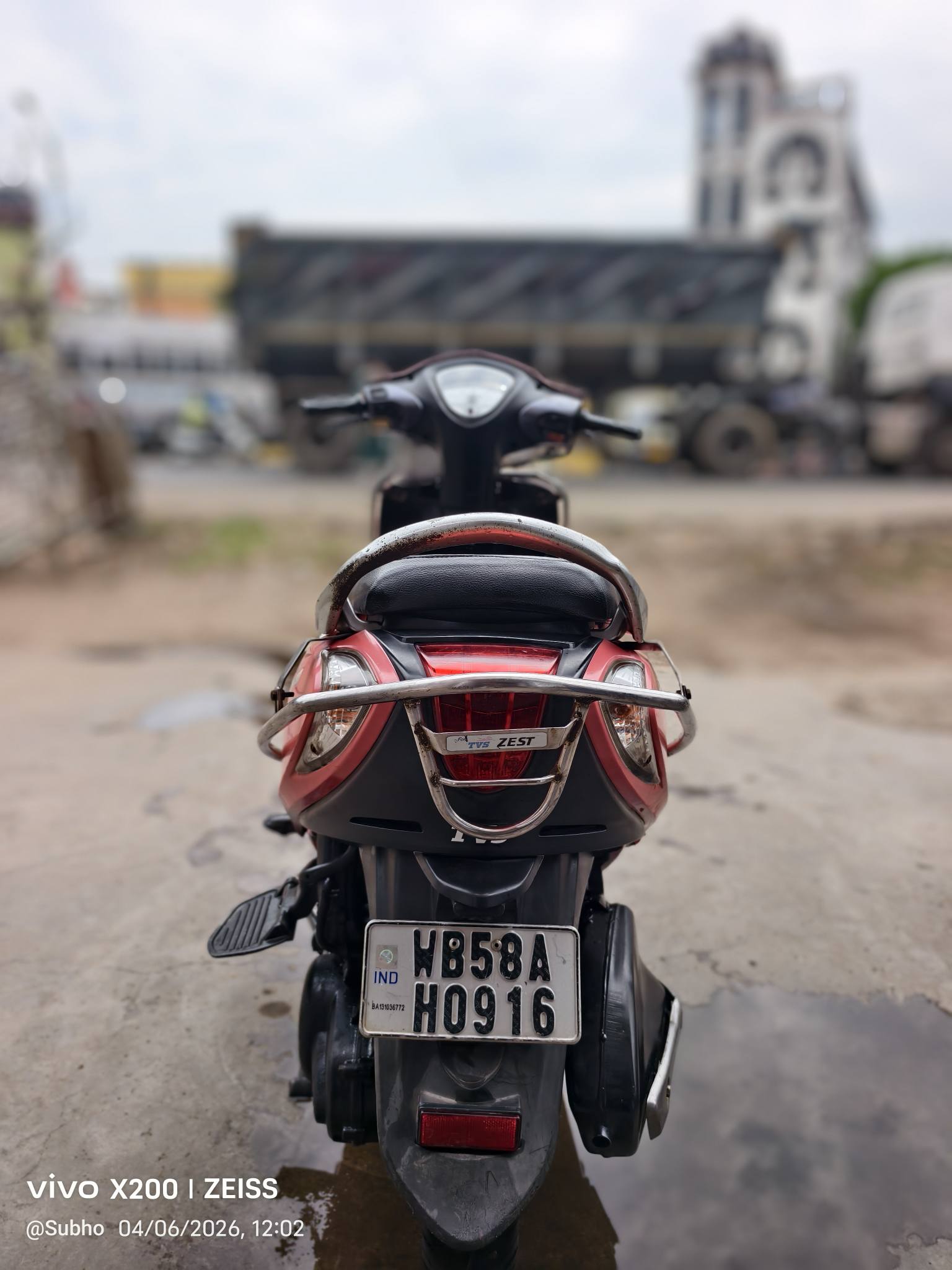 SCOOTY_FOR_SALE TVS ZEST 110 1 ST OWNER GD CONDITION FAB 2016