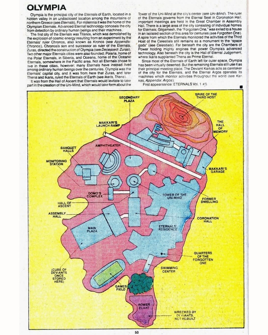 Olympia official handbook of the Marvel Universe