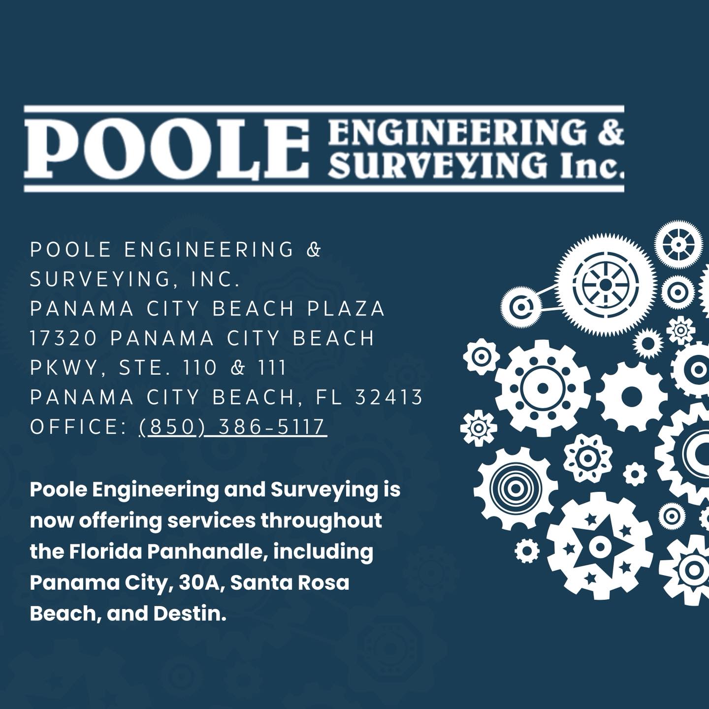 Poole - Poole Engineering and Surveying is proud to expand our services ...