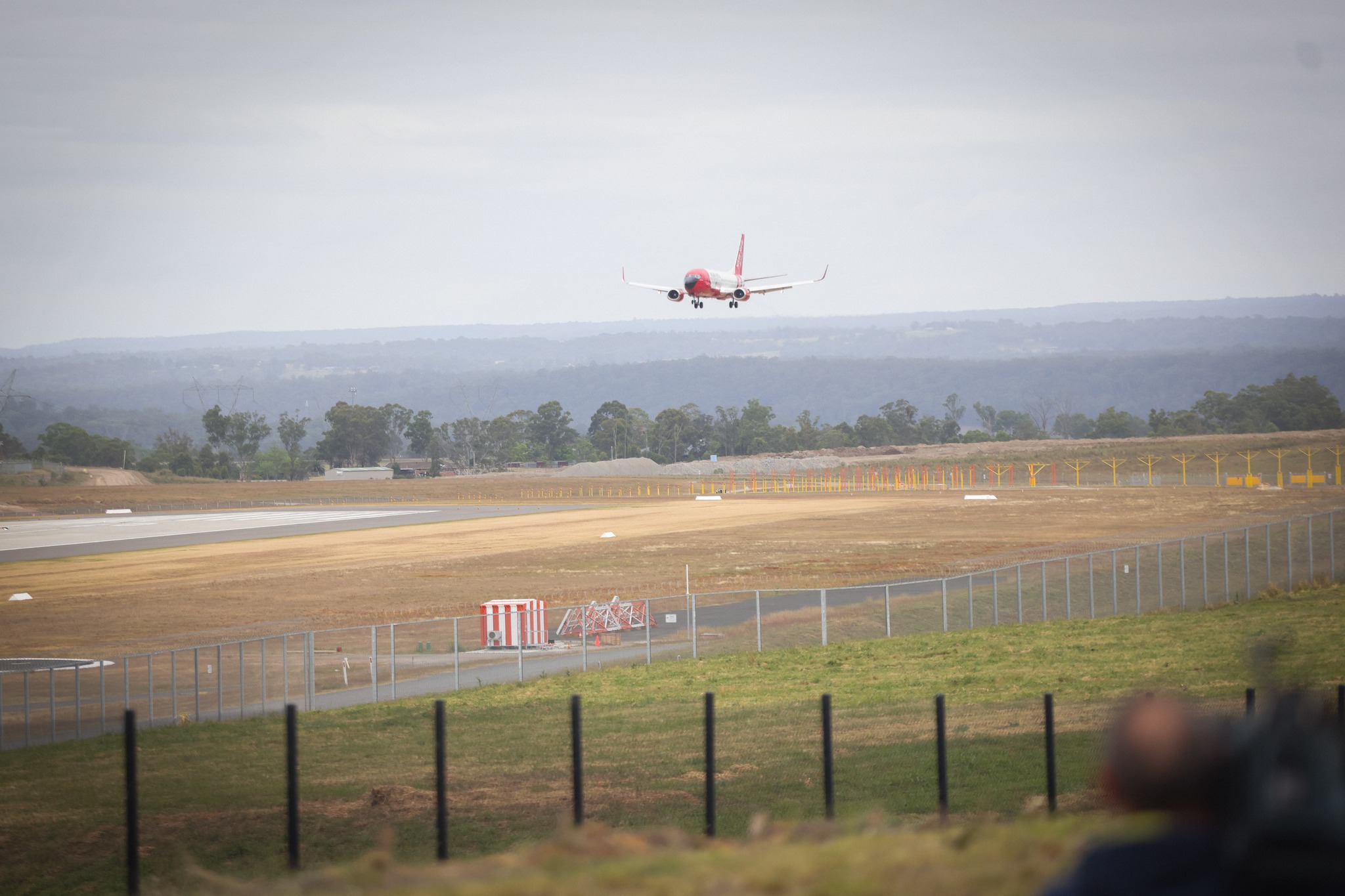Catherine - For the first time, a 737 jet has landed at the new Western ...