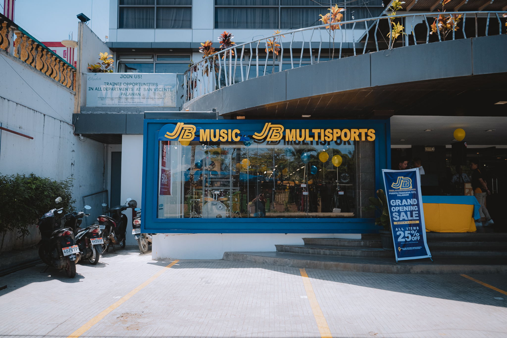 Finally, the JB Music & Sports Puerto Princesa, Palawan Store is 