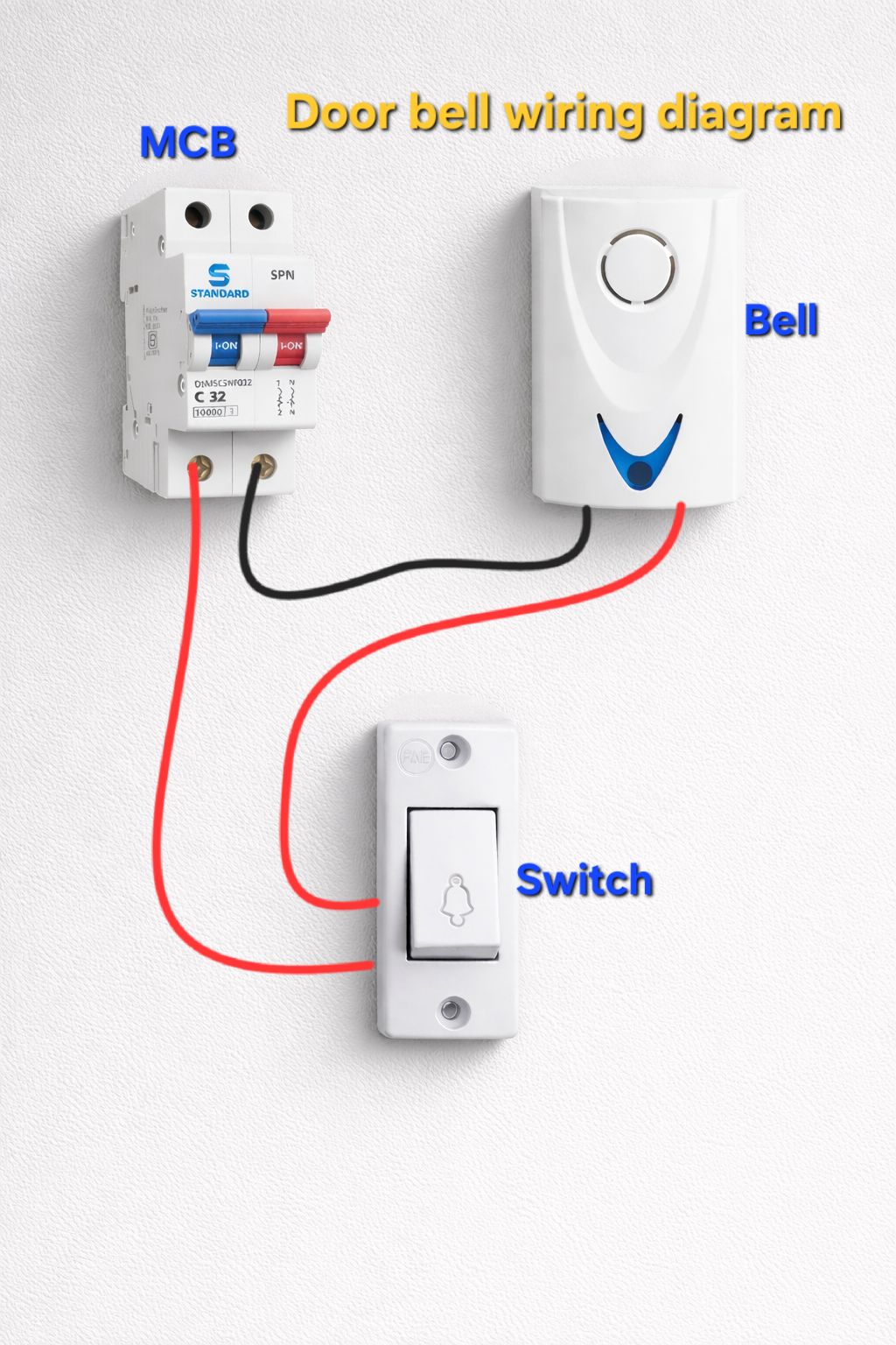 The Expert - #electrician Door bell wiring Connection | Facebook
