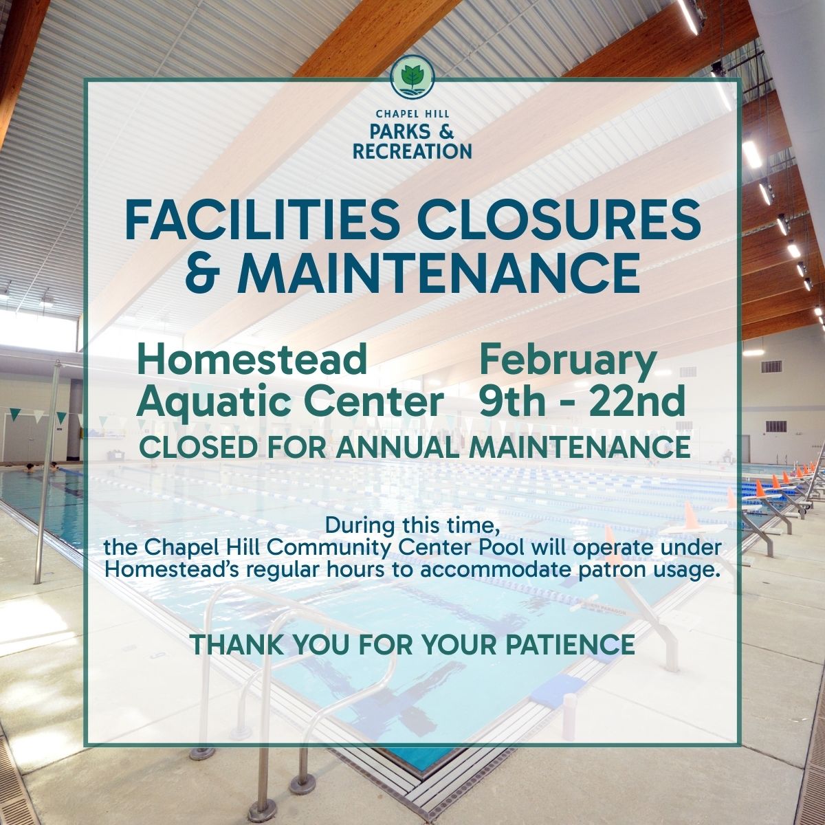 Chapel - 🚨 Attention Pool Lovers! 🏊‍♂️💦 The Homestead Aquatic Center ...