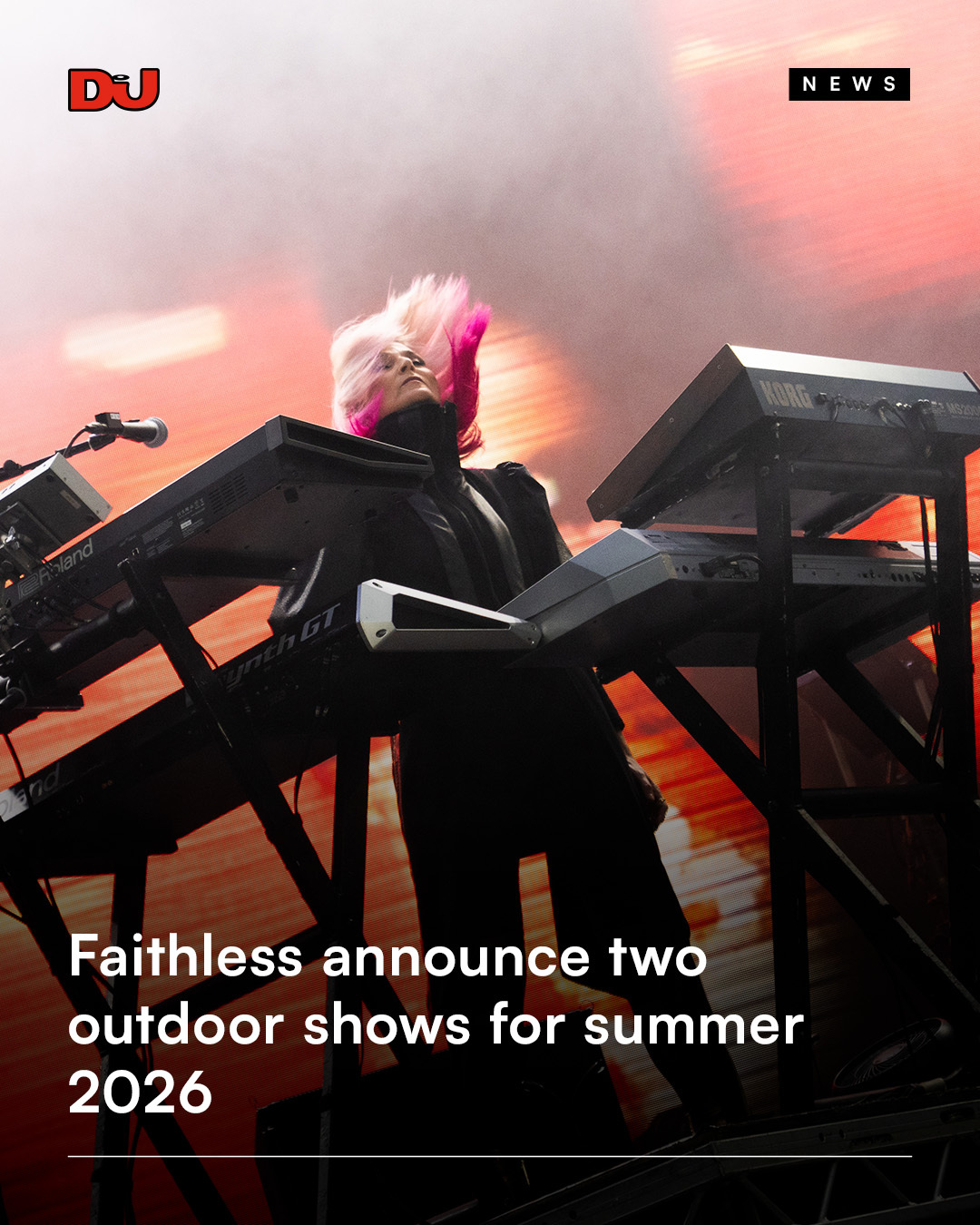 DJ - Faithless have announced two summer shows for 2026 💫 Full story ...
