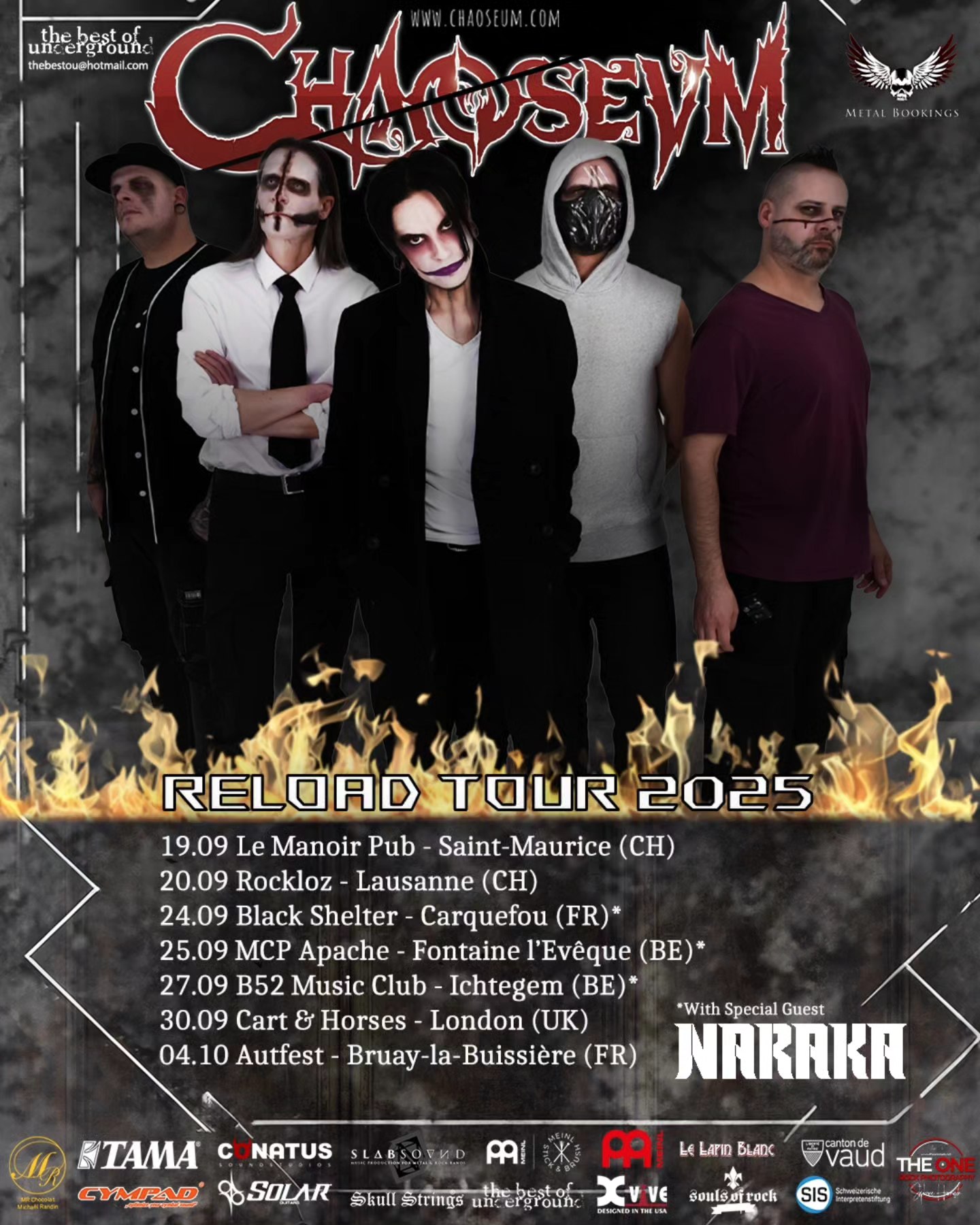 Chaoseum - ⚠️ Tour Update ⚠️ We are very excited to announce that ...