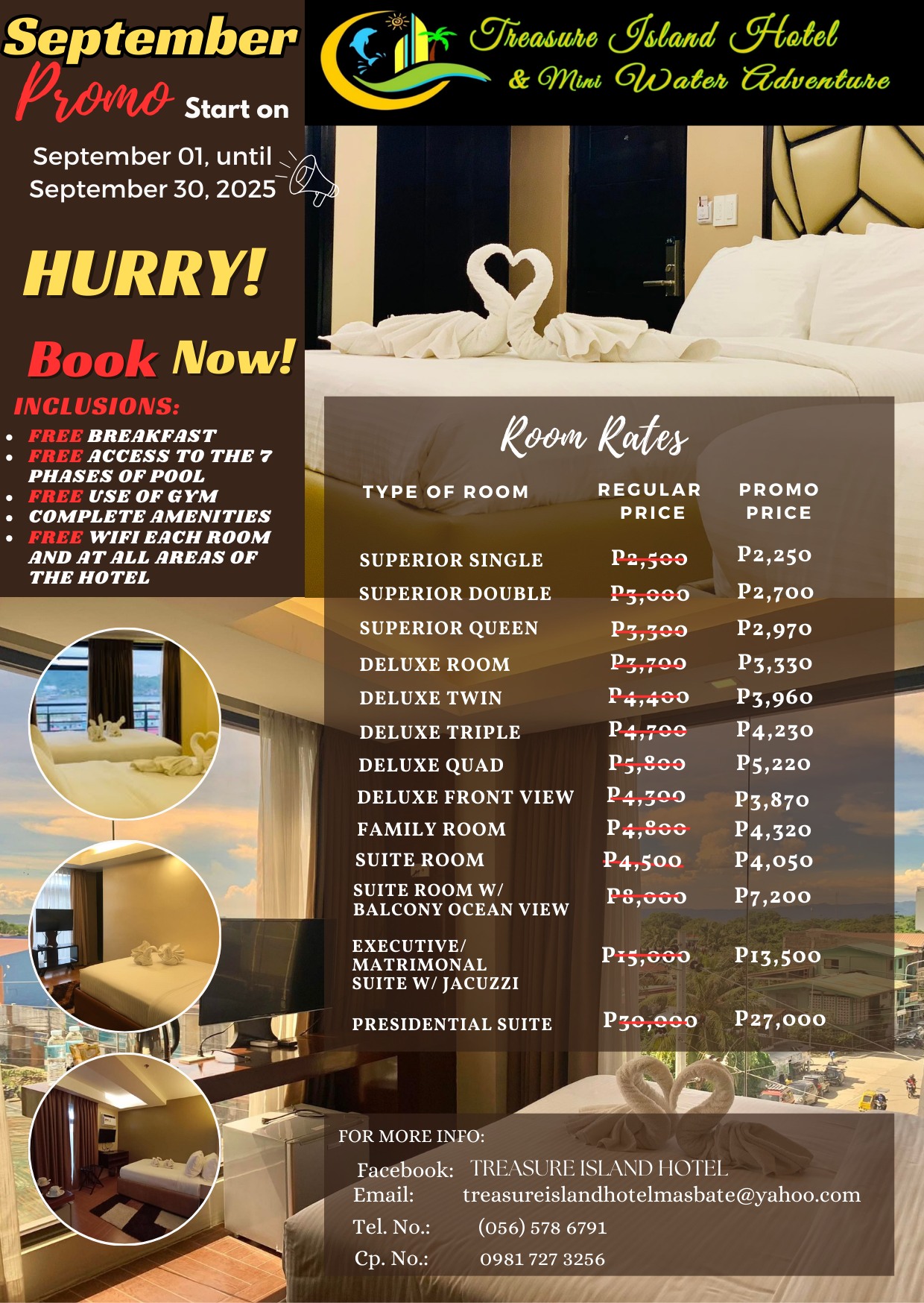 Treasure - ADVANCED BOOKING PROMOS Are you ready to explore with our ...