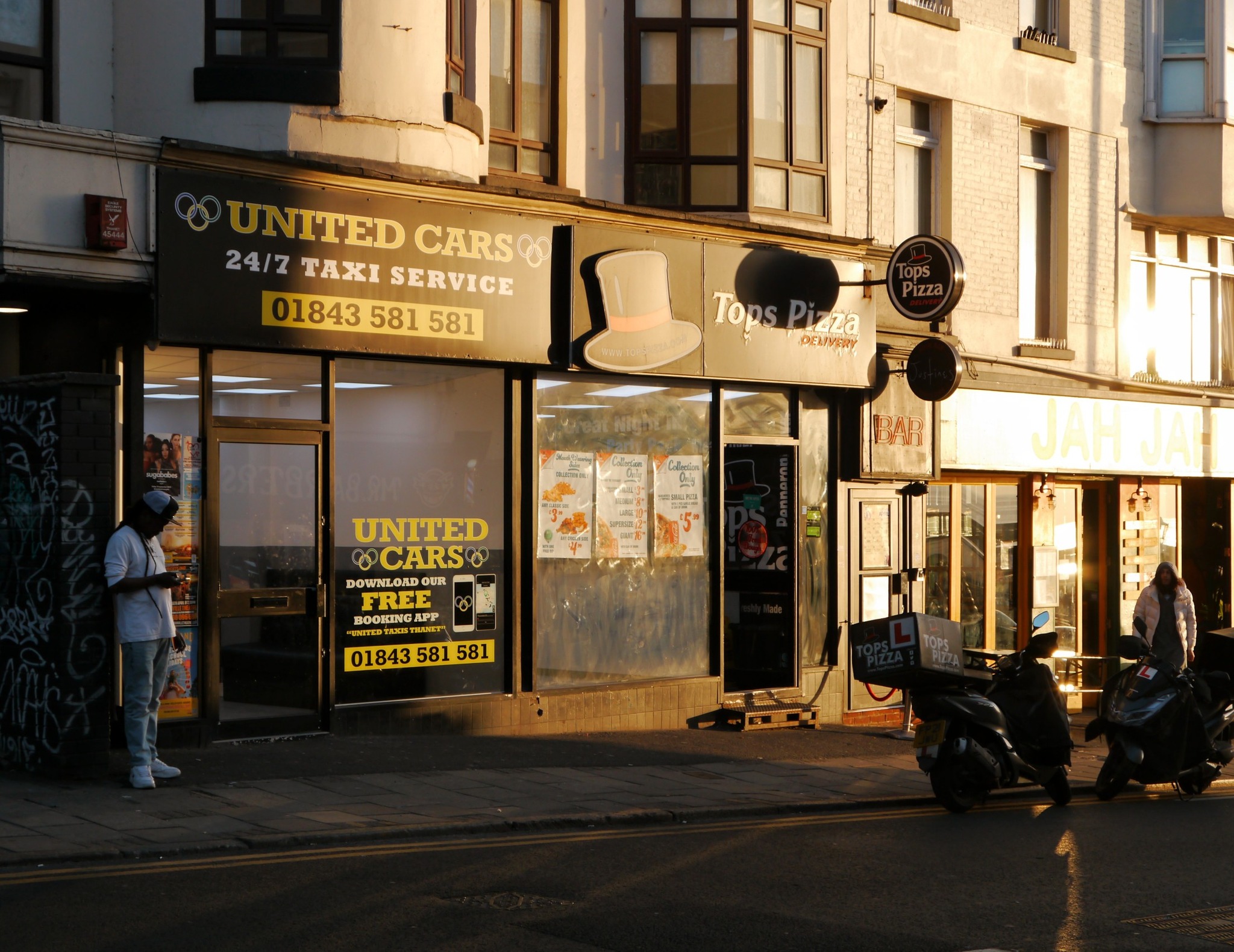Busy evening in Margate