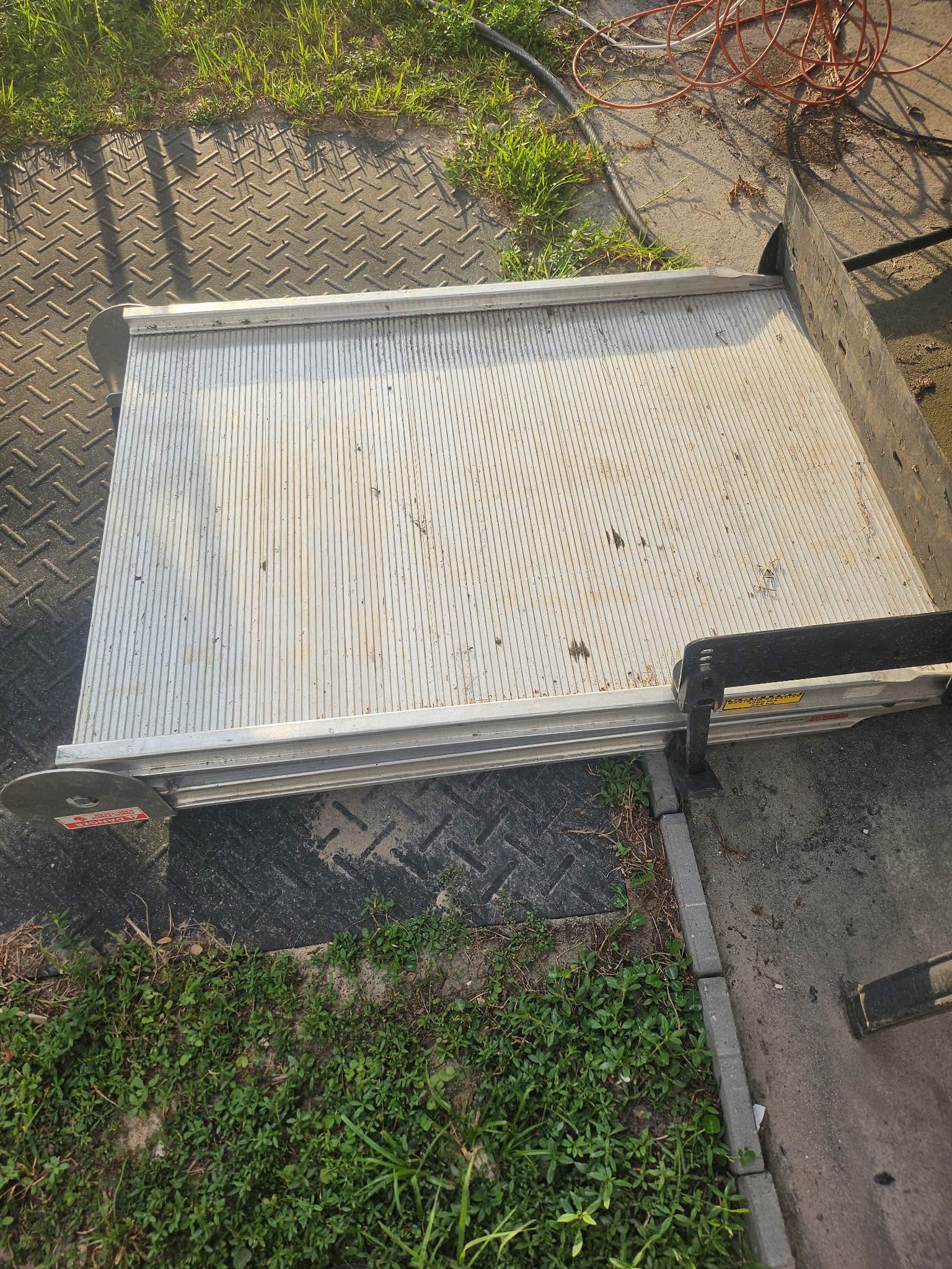 Cargo Van Wheelchair Ramp 6 Feet long/ 3 Feet wide . Fold up for ...