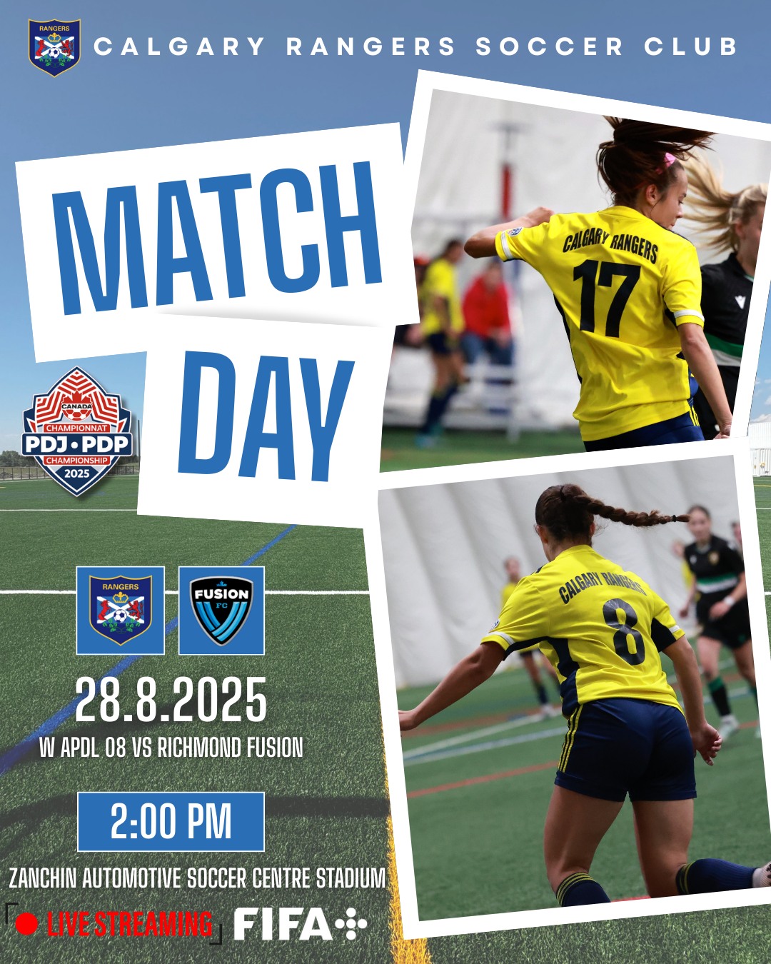 Calgary - 🚨Rangers Match Day🚨 After a late equalizer to earn a draw in ...