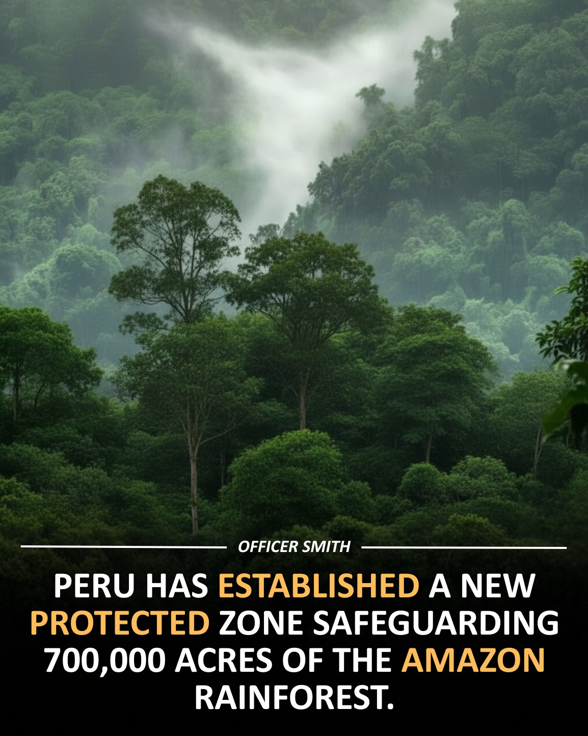Officer - Peru’s new conservation zone shields nearly 700000 acres of ...