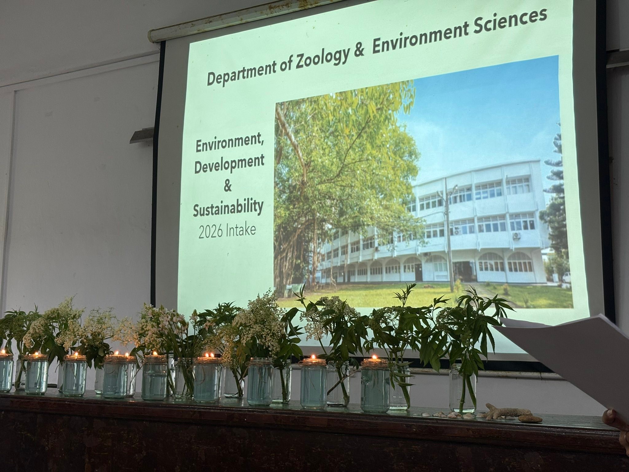 Department of Zoology and Environment Sciences, University of Colombo ...