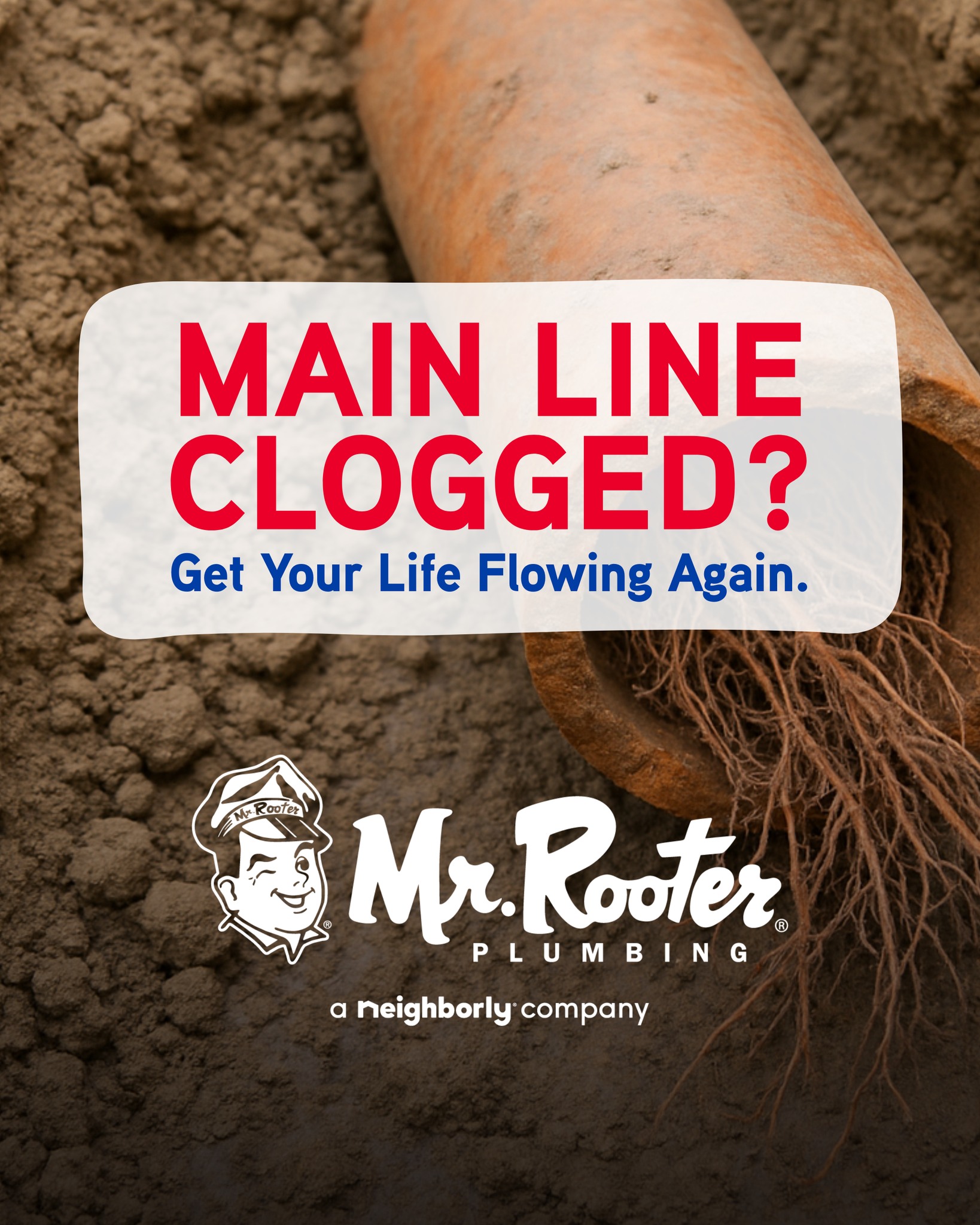 A clogged main... - Mr. Rooter Plumbing of Phoenix Arizona | Facebook