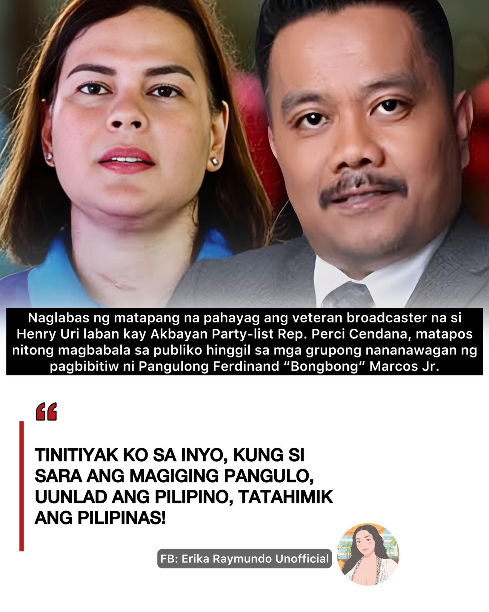 Donya Ina - Mamamahayag na si Henry Uri, May Mabigat na... | Facebook