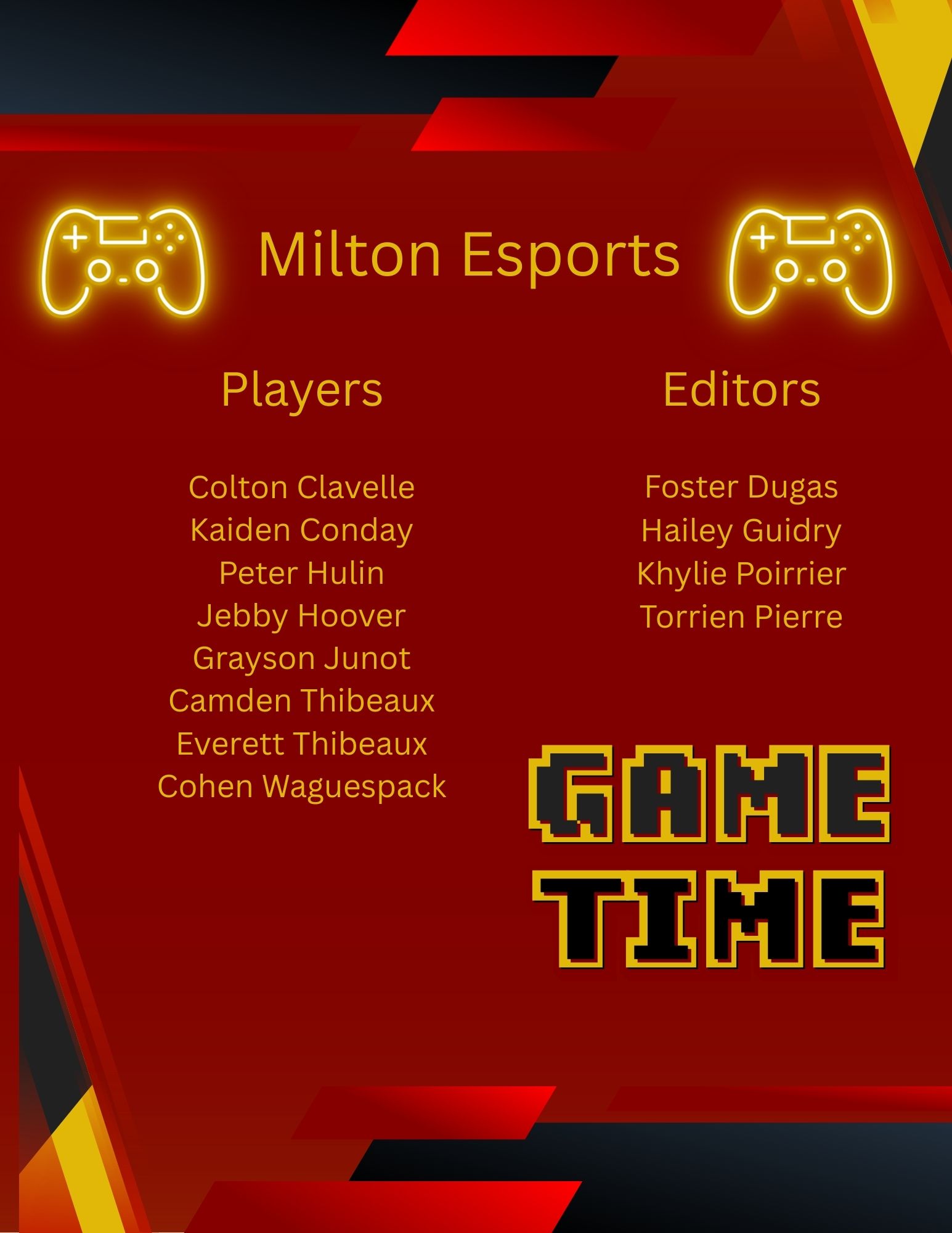 Milton - 🎮 Introducing Milton’s First-Ever Esports Team! 🕹️ We are ...