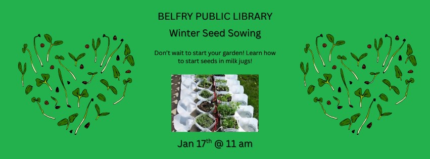 Winter Seed Sowing - Belfry Public Library