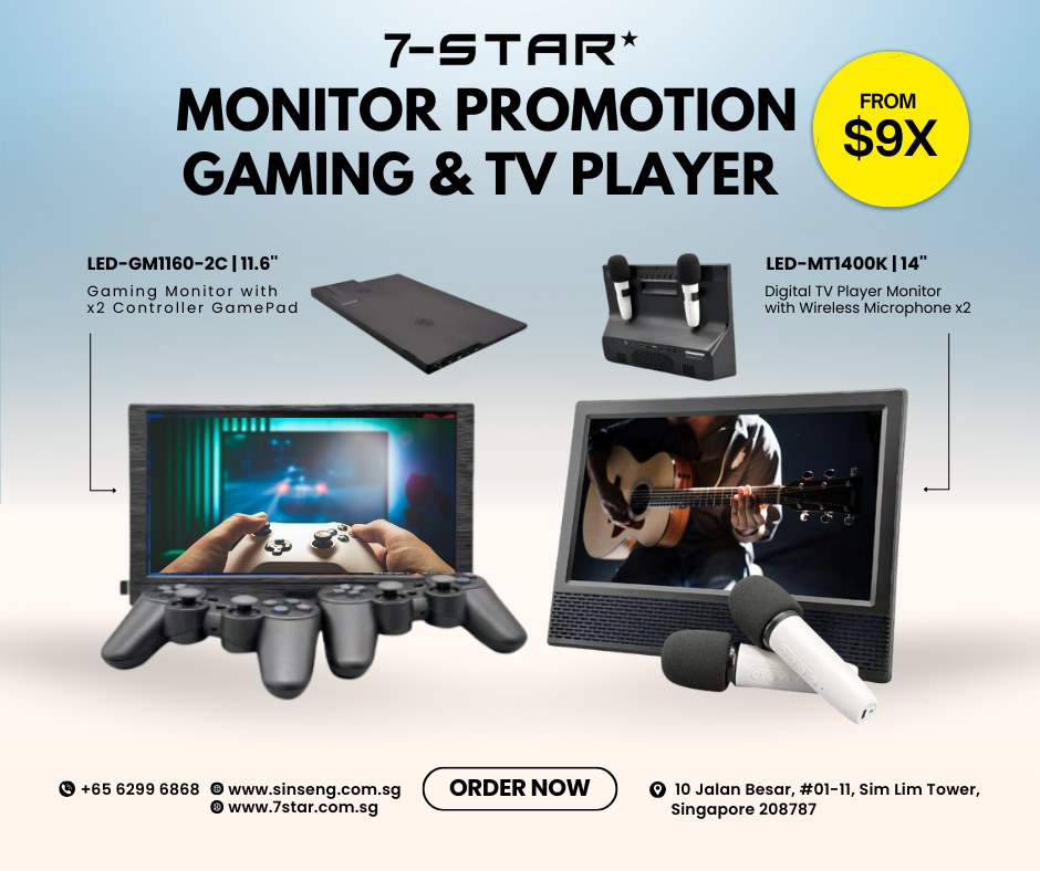 🎮🔥 MONITOR PROMOTION – From... - Sinseng Components Pte Ltd | Facebook