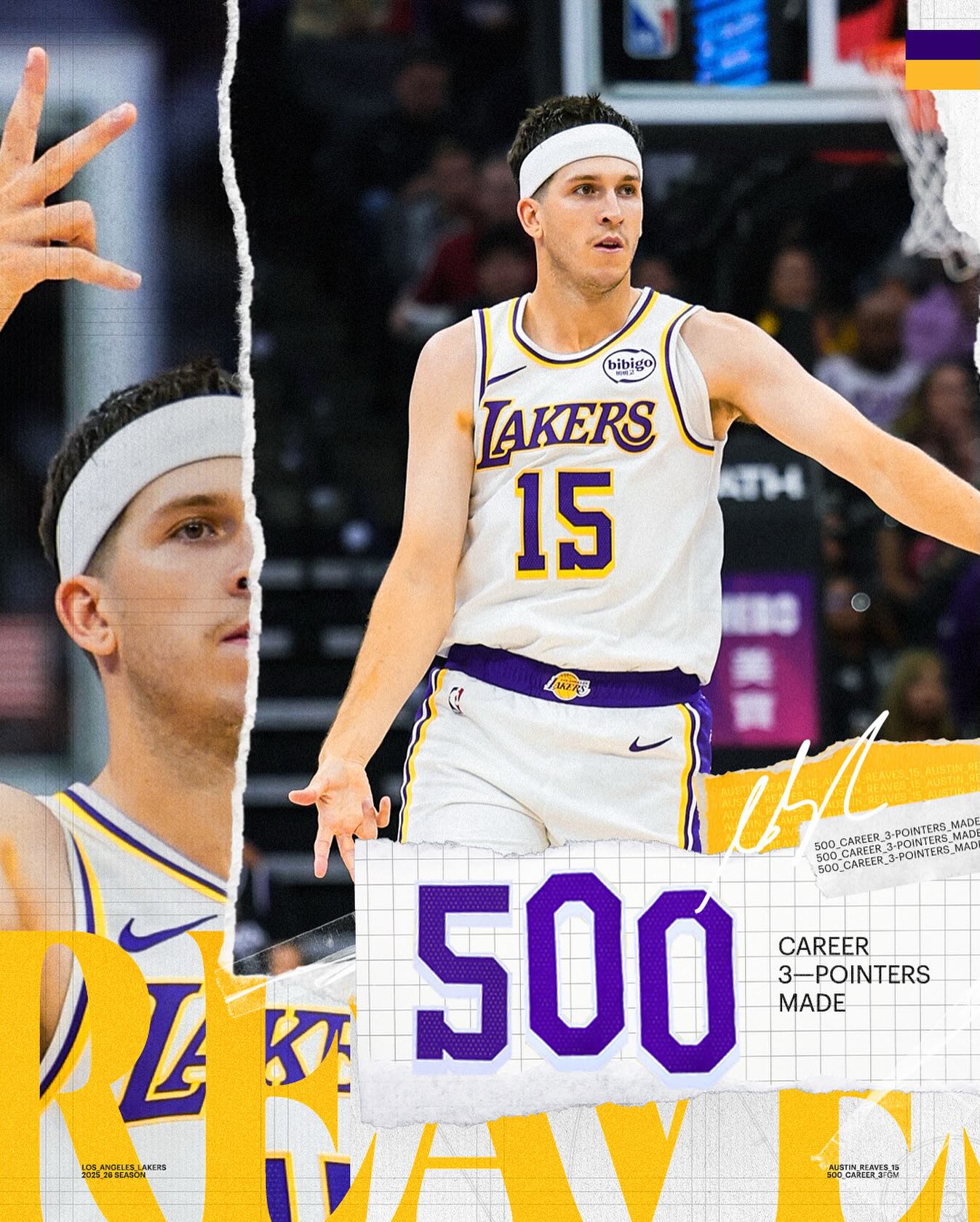 Los - Five Hundred Threes for Austin Reaves 💦 | Facebook