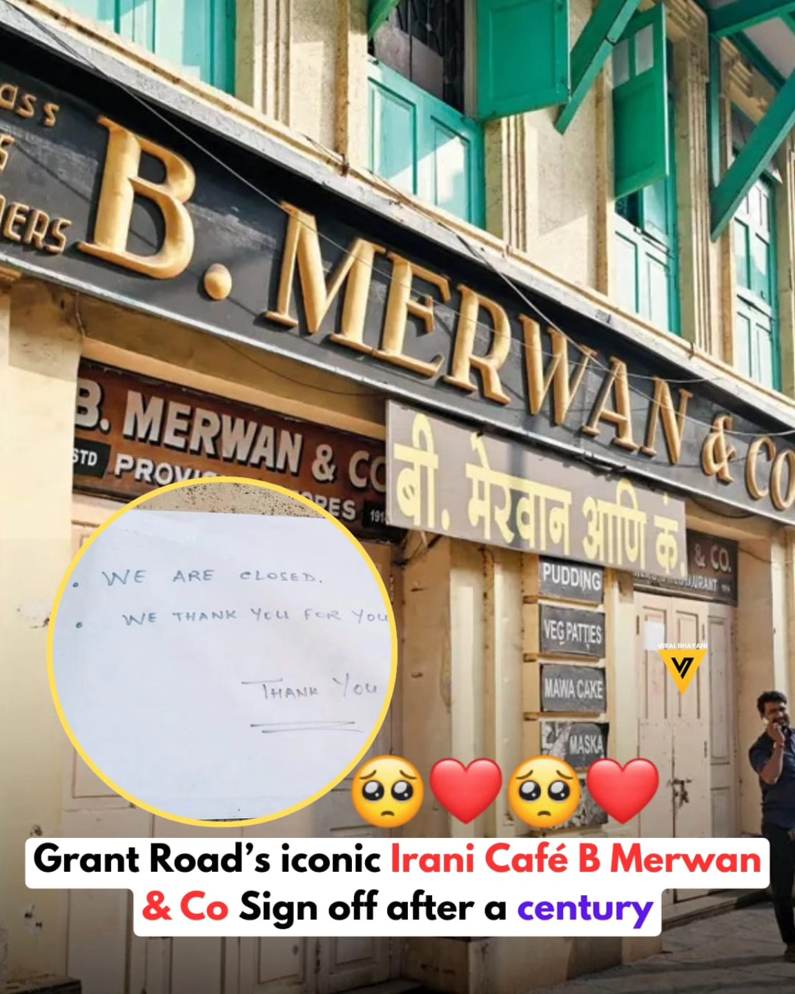 Viral - Mumbai’s iconic Irani café B Merwan & Co, a beloved culinary ...