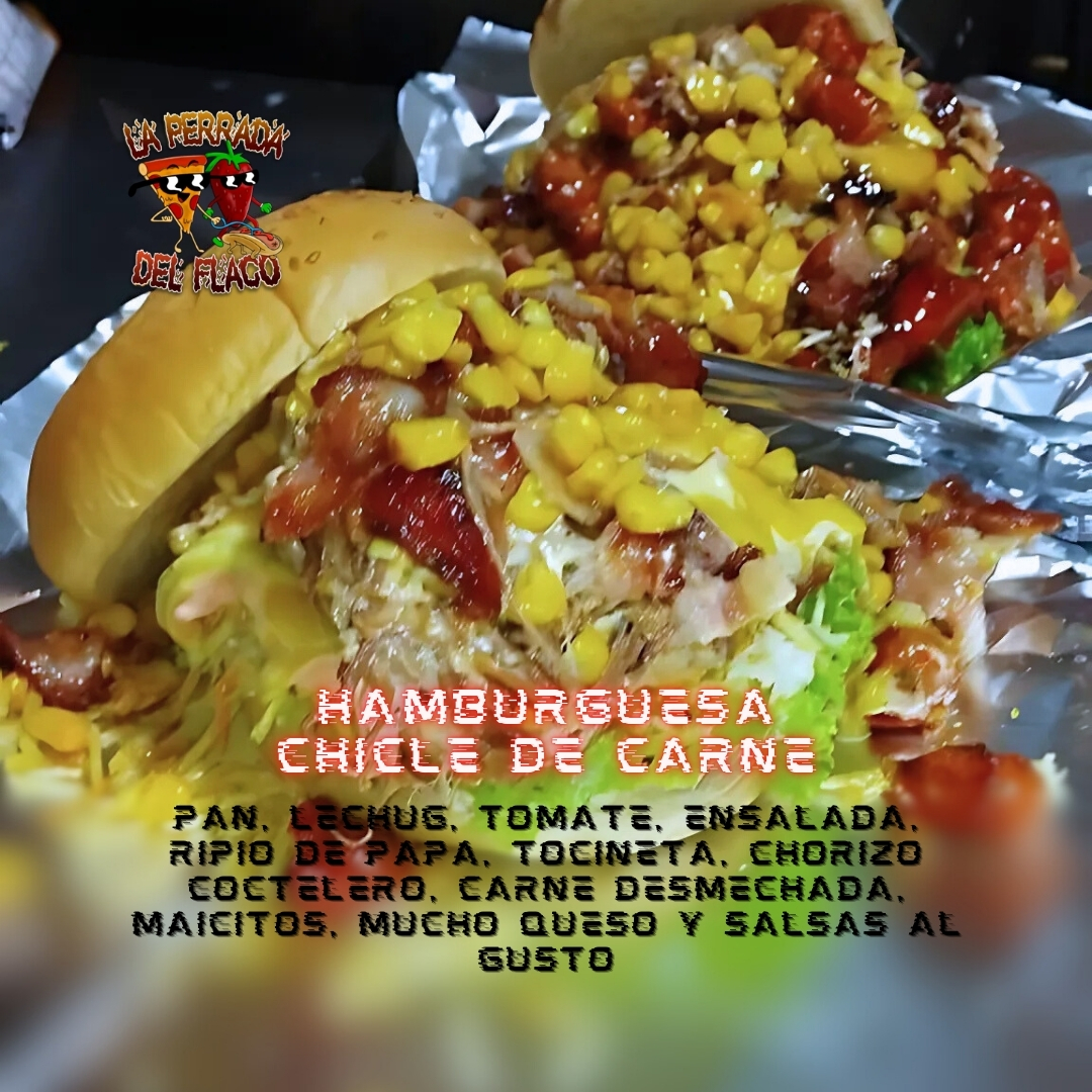 La - ¡La Hamburguesa Chicle de Carne es una explosión de sabor que no ...