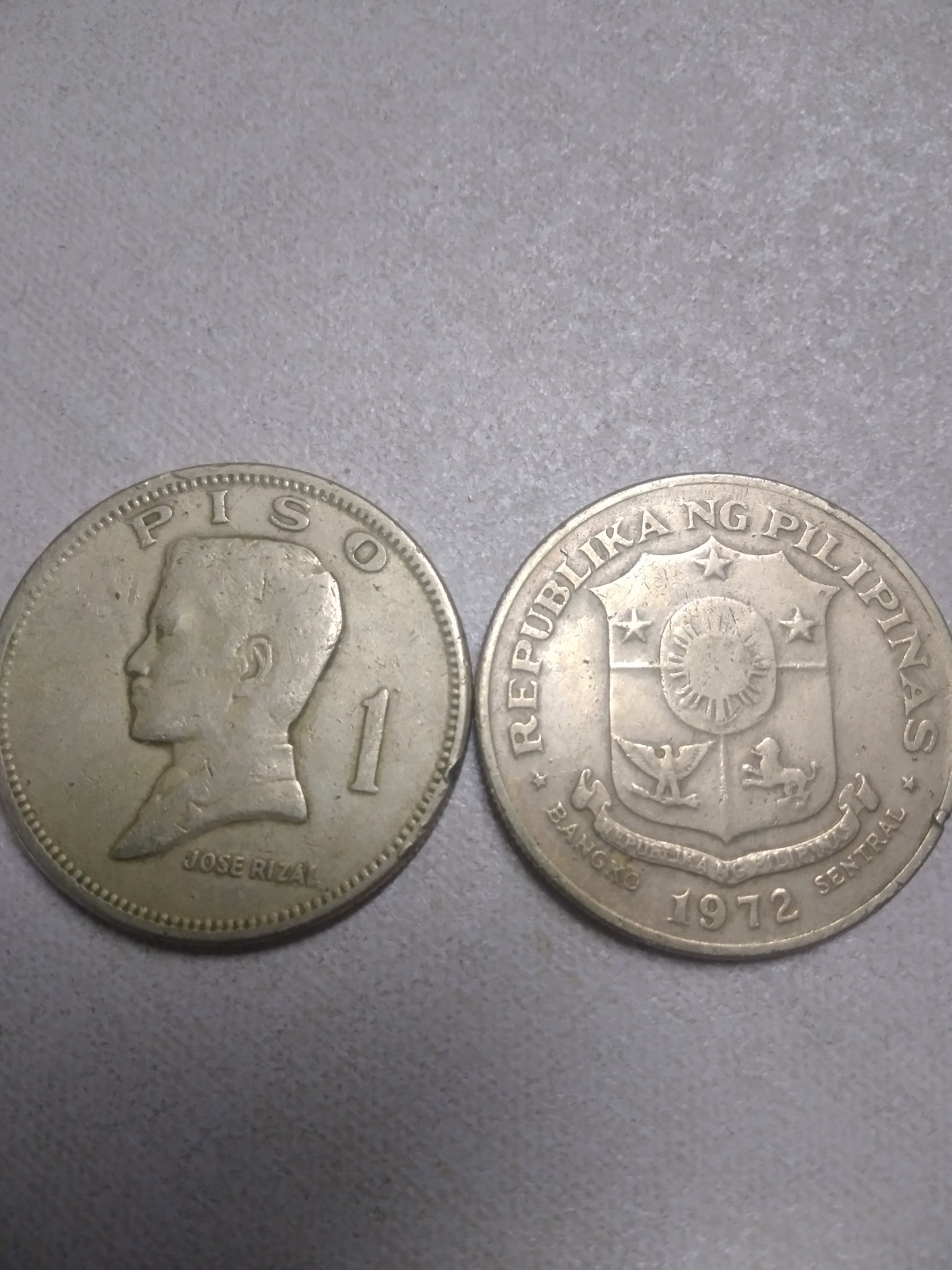 The 1972 and 1974 Philippine 1 peso coin is a popular coin among 