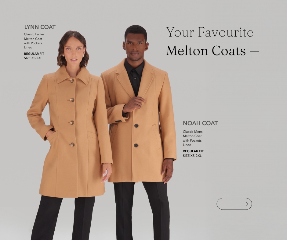 Timeless Melton Coats. Reimagined ✨🧥 New styles and colours