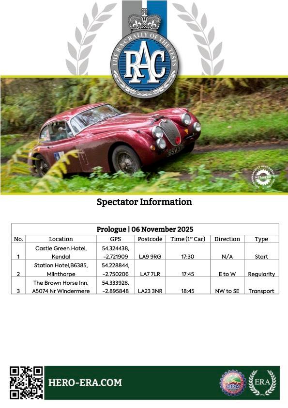 Hero Era Rally - 🇬🇧 RAC Rally of the Tests 2025 Spectator... | Facebook