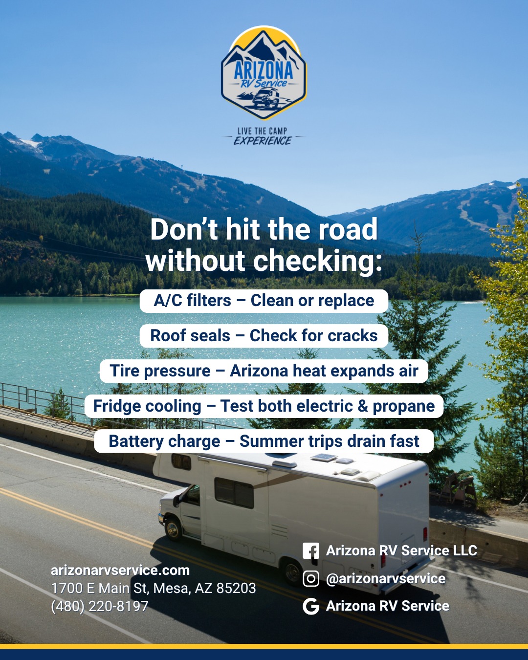 Arizona RV Service LLC. | Mesa AZ