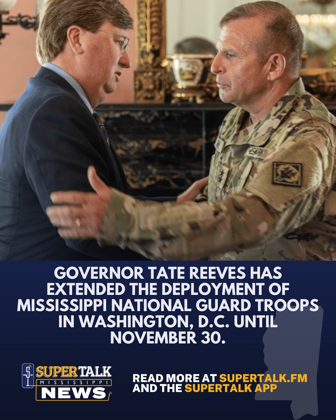 Governor Tate Reeves has extended... - SuperTalk Mississippi | Facebook
