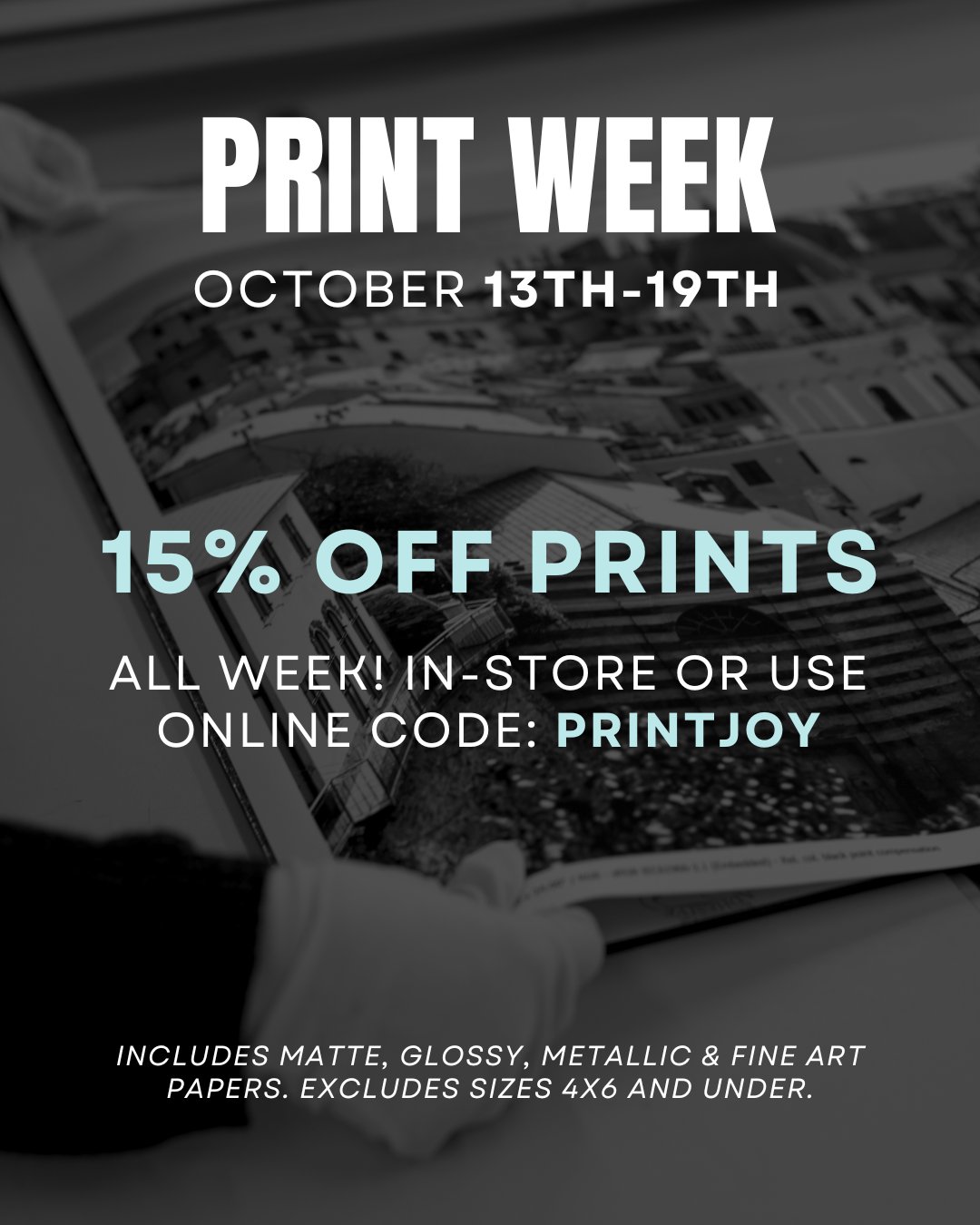 CameraMall - Print Week Discounts are here! 🖼🩵 From October 13th-19th ...