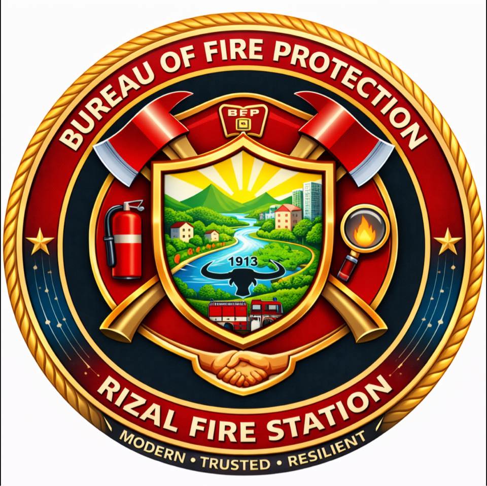 Rizal - The transition from the old Rizal Fire Station logo to the ...