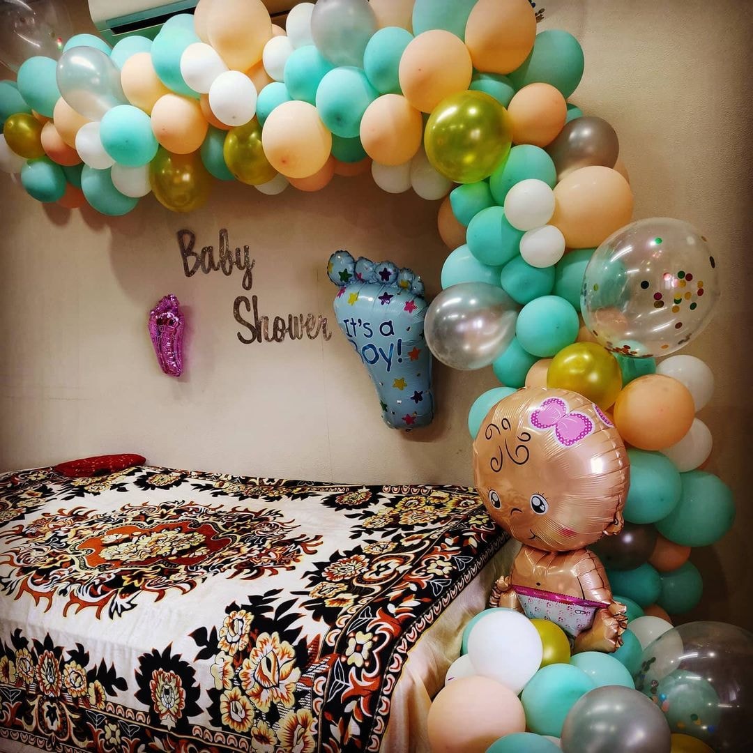 Simple baby shower... Baby Shower Decoration Pune