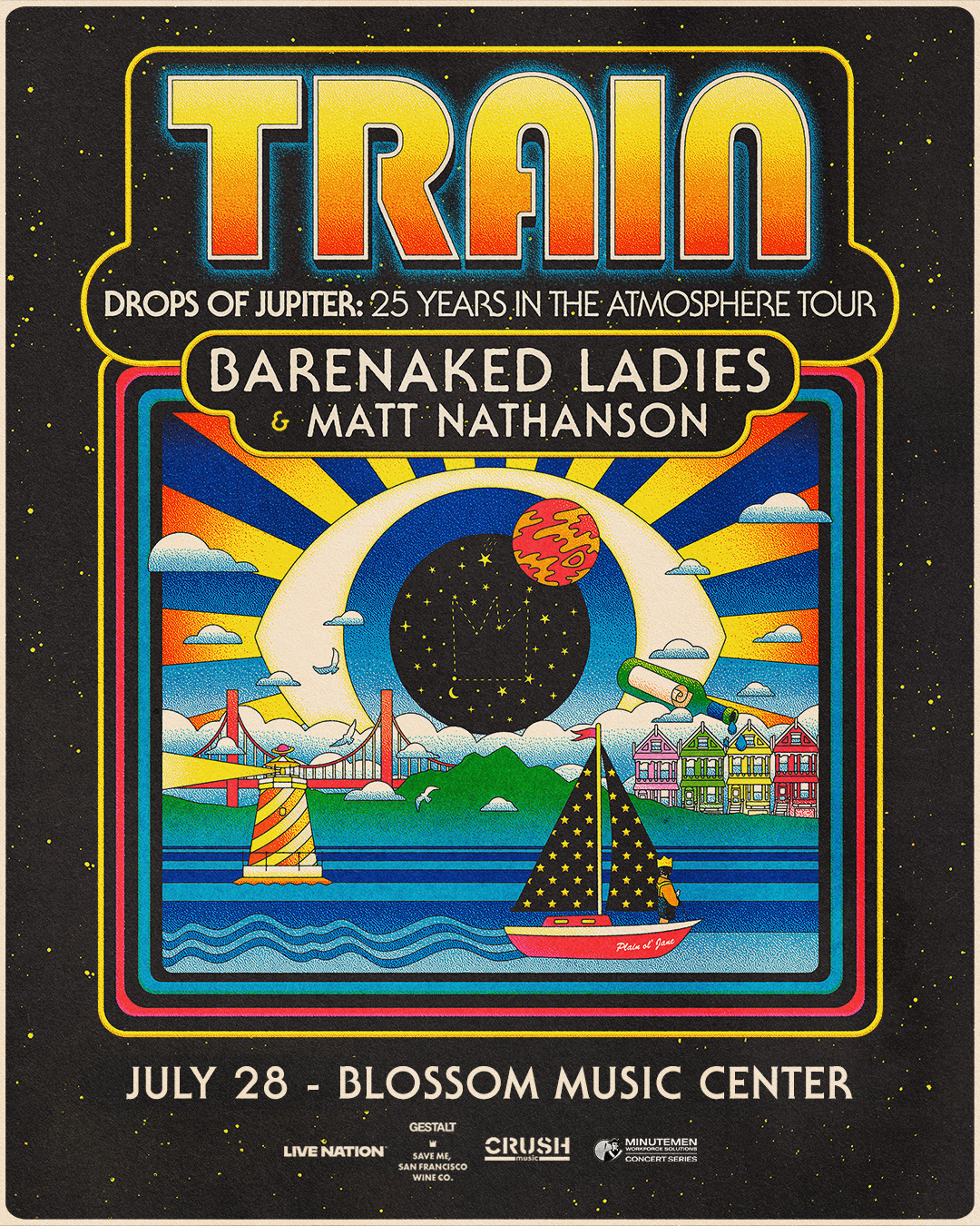 JUST ANNOUNCED! Train is coming to The Pavilion on August 14, 2026