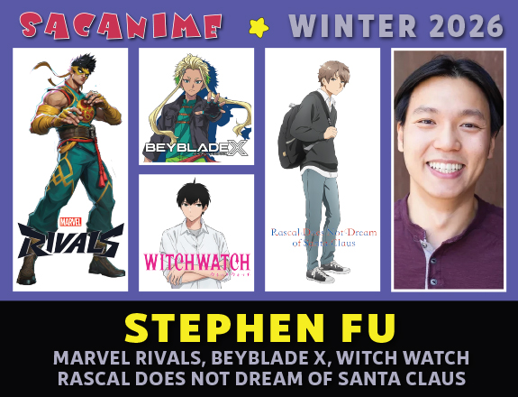SacAnime - SacAnime has added Stephen Fu to our Winter Lineup! Stephen ...